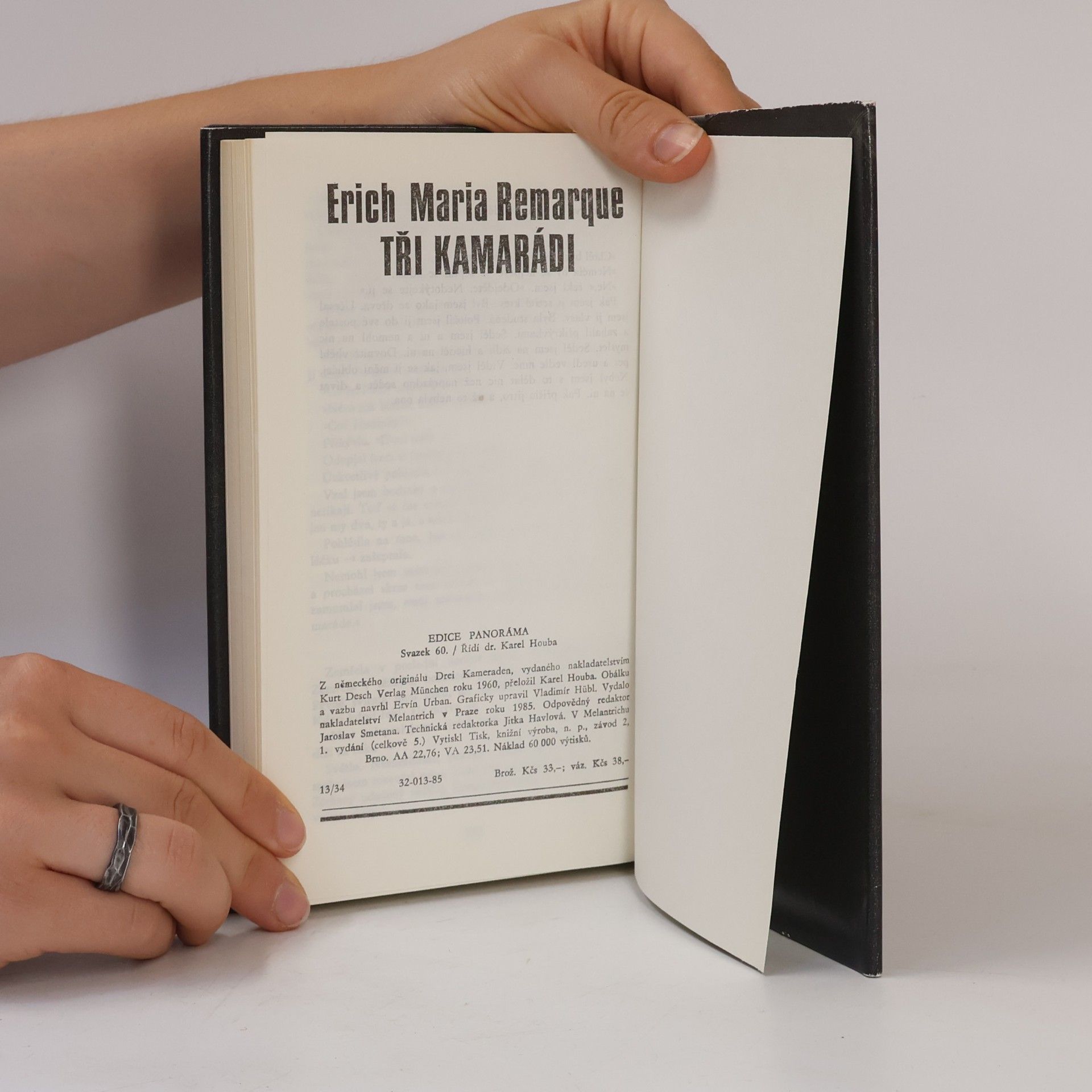 Erich Maria Remarque Tři kamarádi