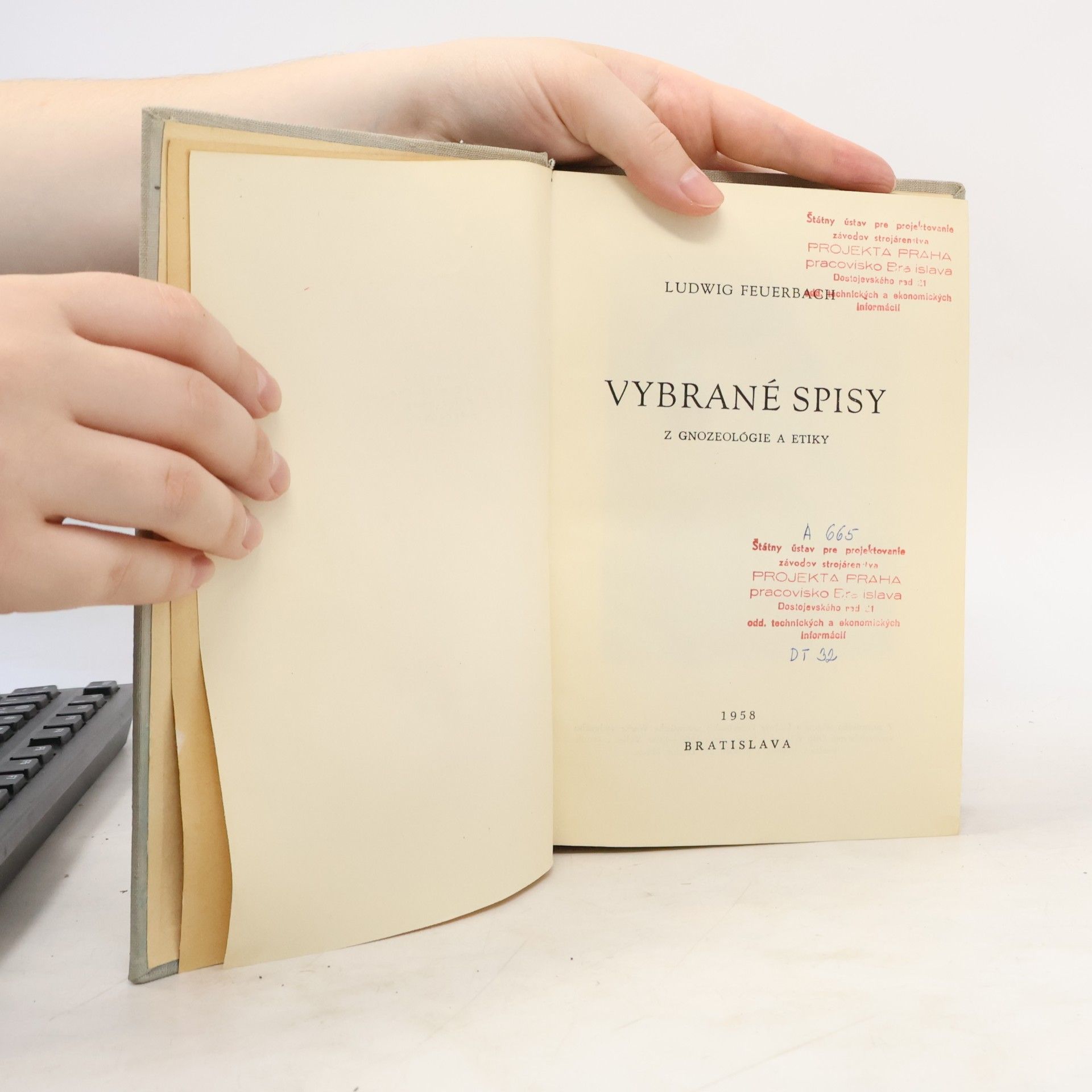Ludwig Feuerbach Vybrané spisy z gnozeológie a etiky