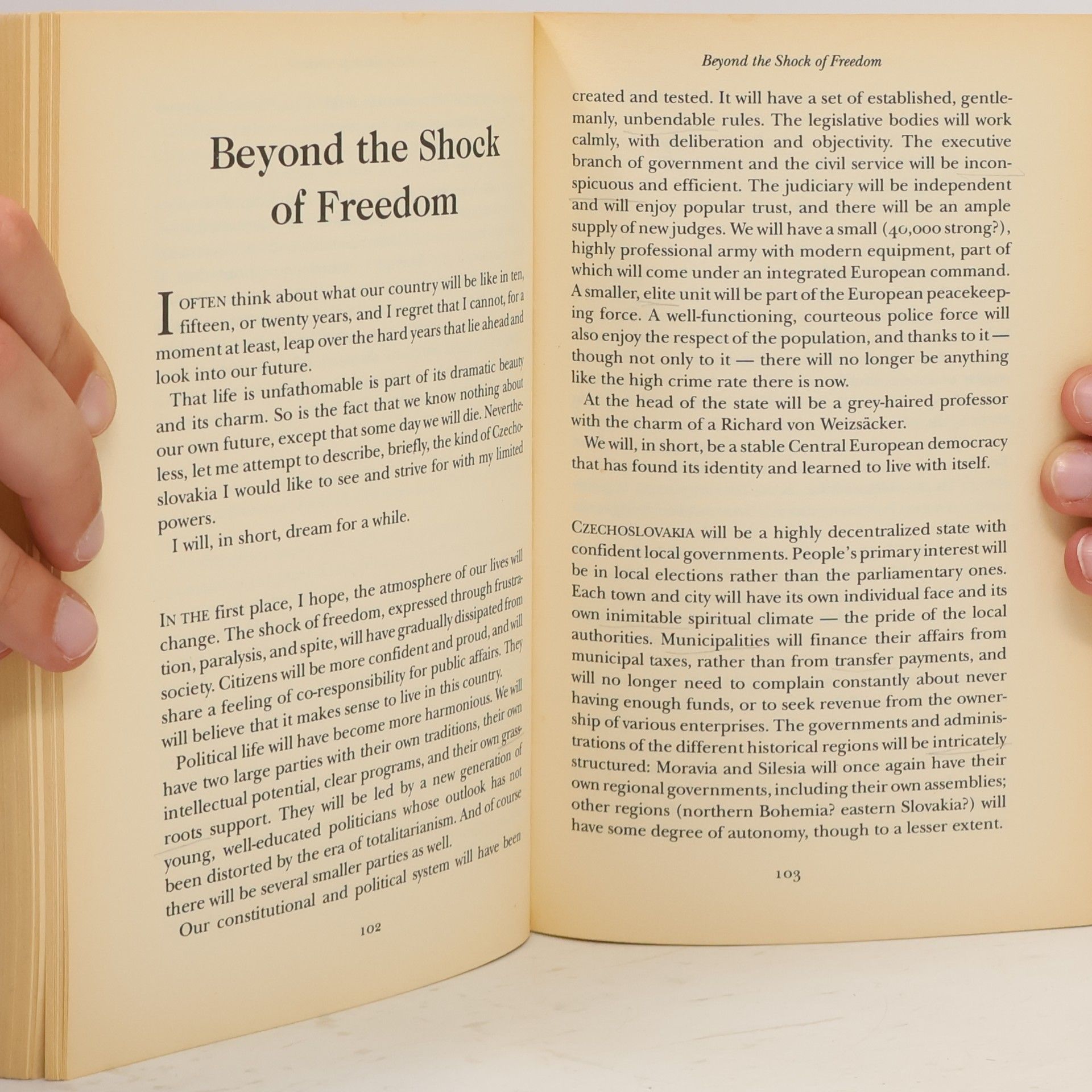 Václav Havel Summer Meditations on Politics Morality
