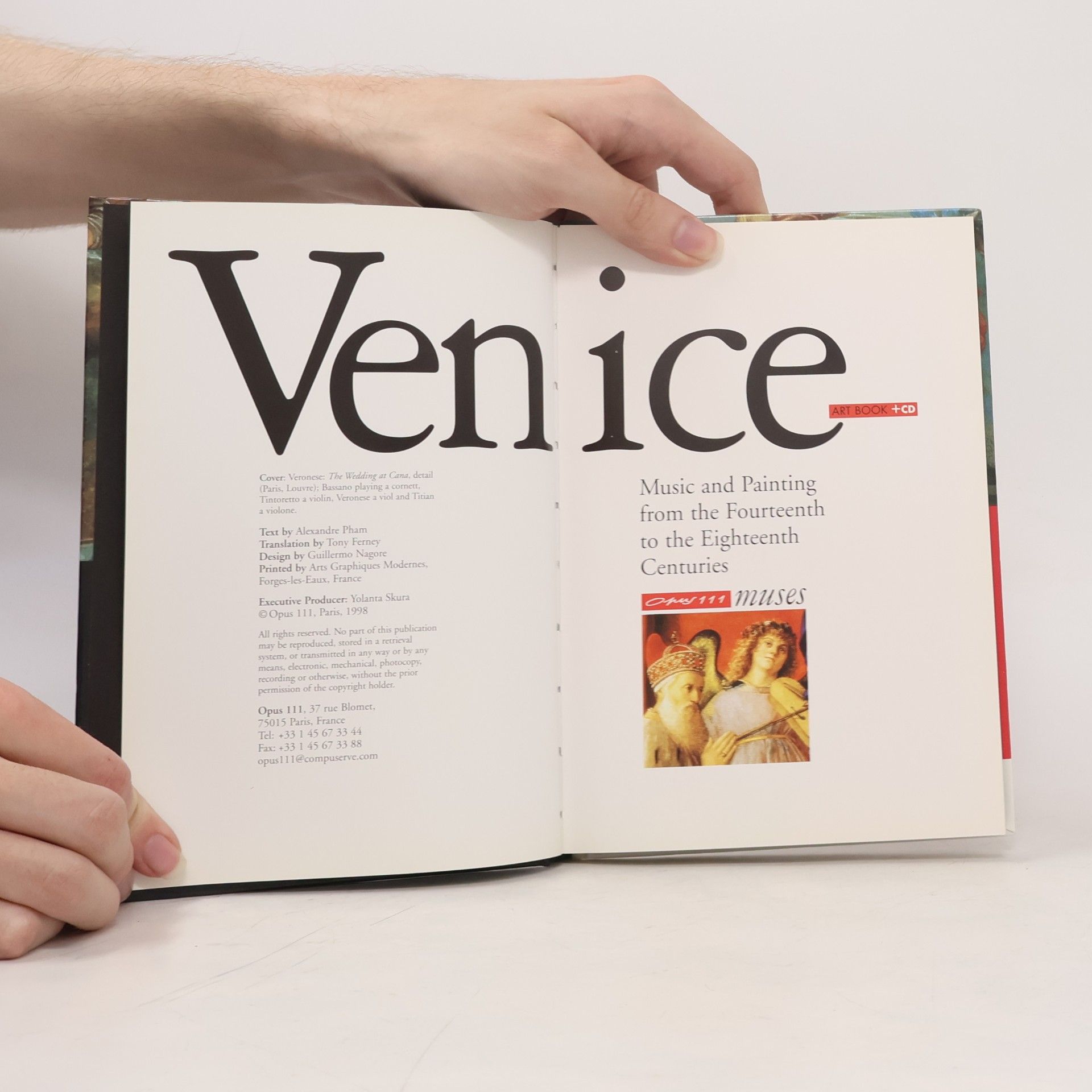 Alexandre Pham Venice: Music and Painting from the Fourteenth to the Eighteenth Centuries (Art Book, CD)