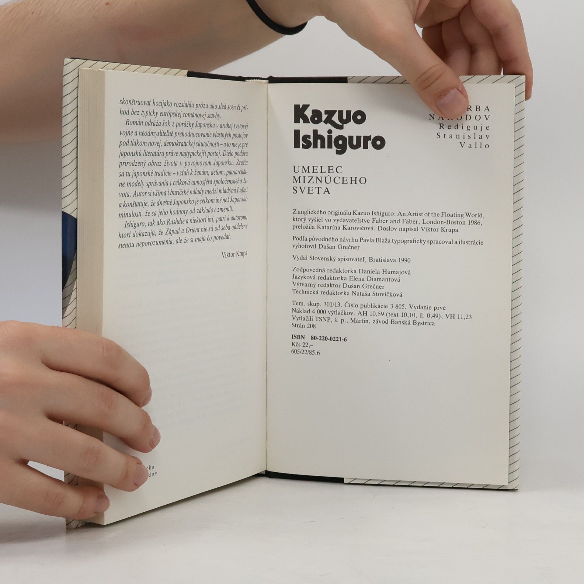 Kazuo Ishiguro Umelec miznúceho sveta