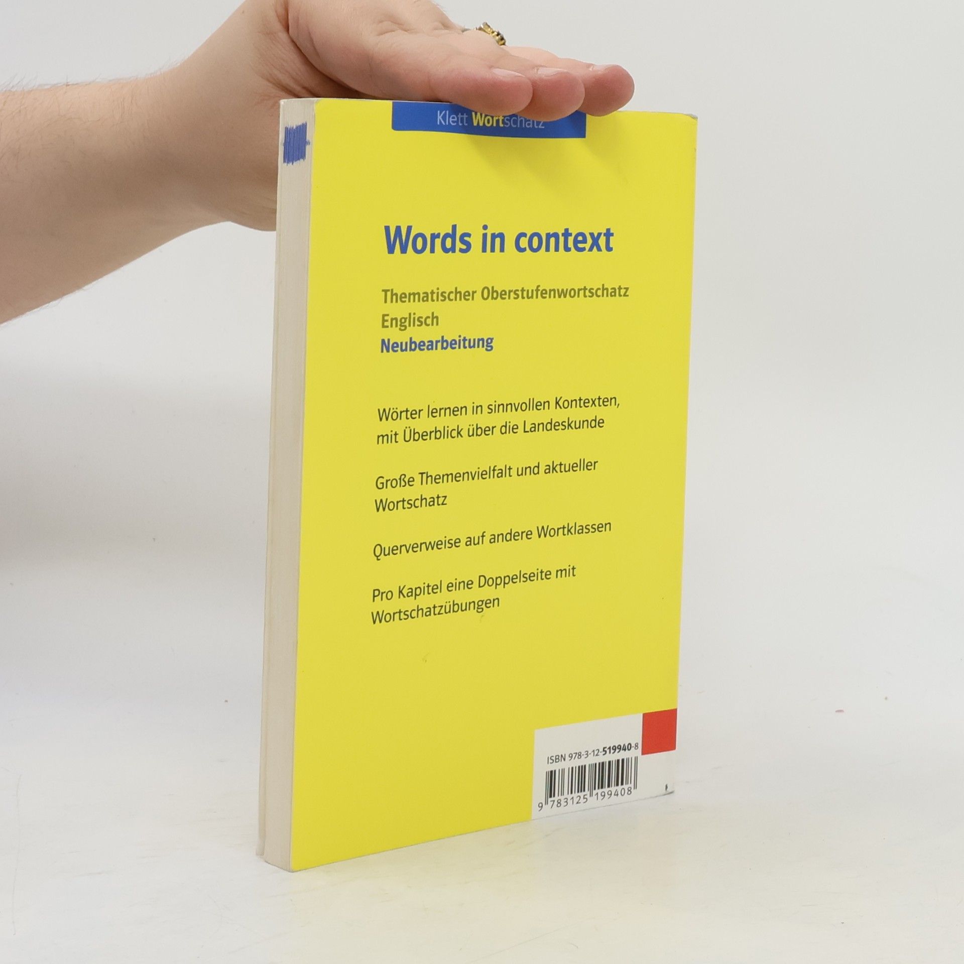 Louise Carleton Gertsch Words in context, Thematischer Oberstufenwortschatz Englisch Neubearbeitung