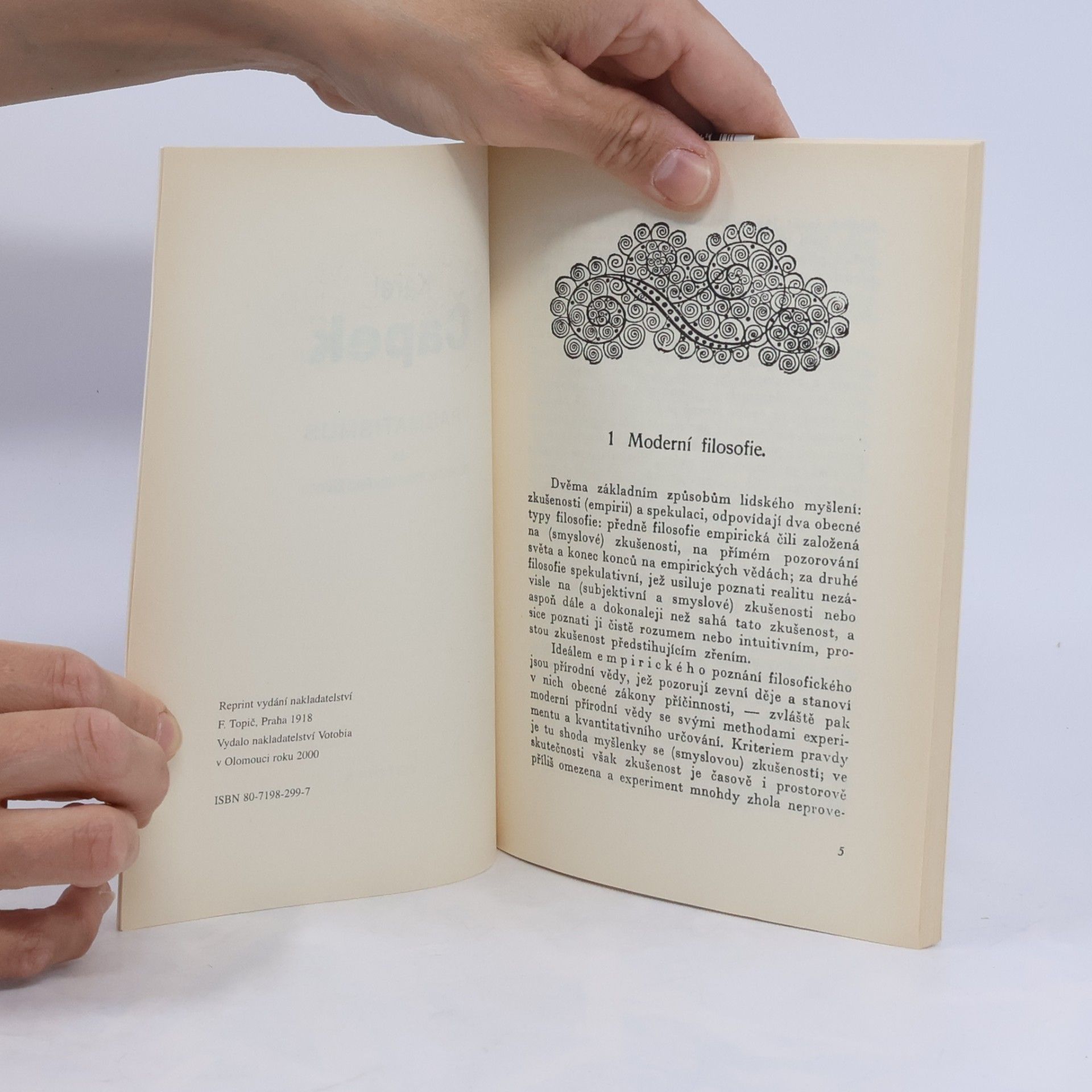 Karel Čapek Pragmatismus čili Filosofie praktického života