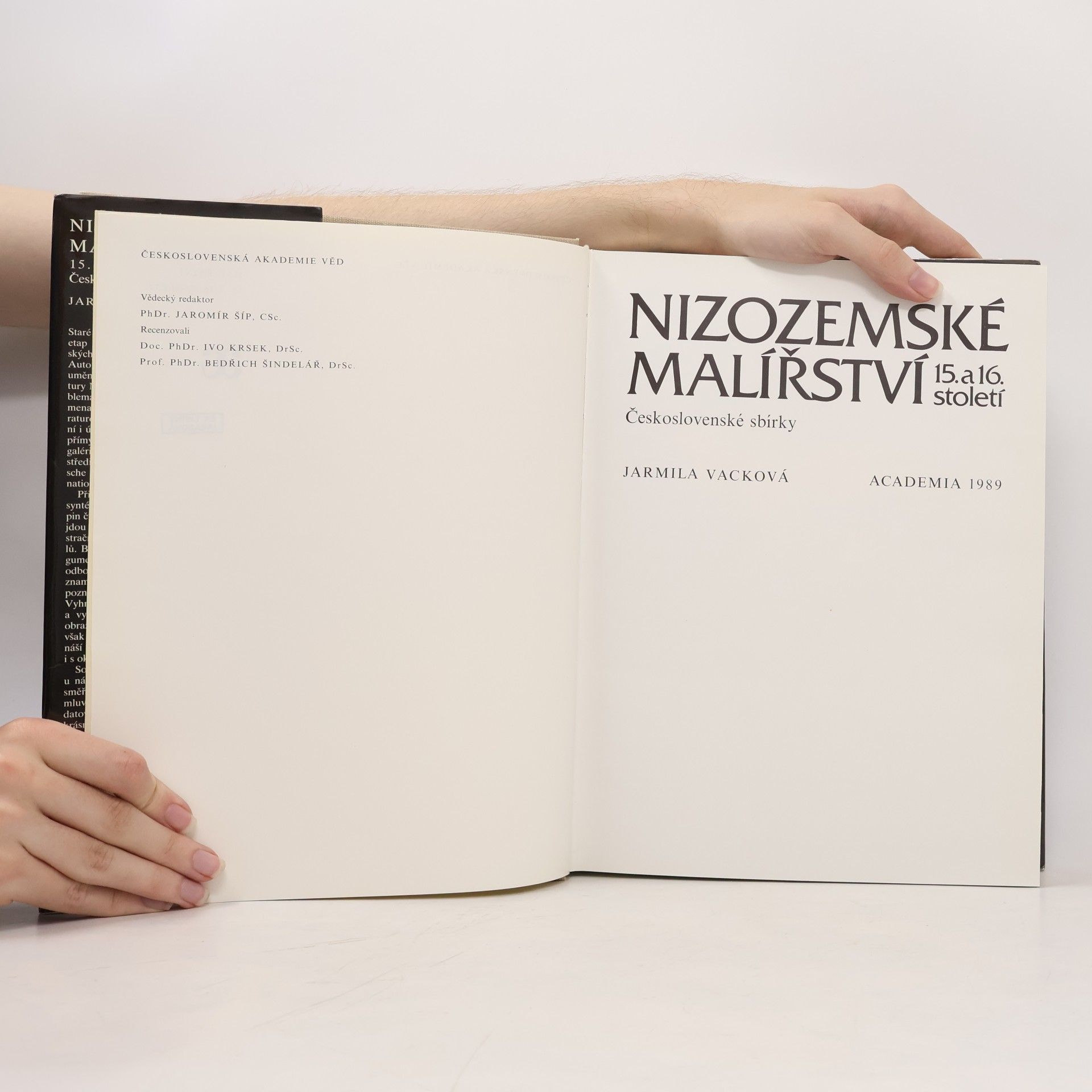 Jarmila Vacková Nizozemské malířství 15. a 16. století. Československé sbírky