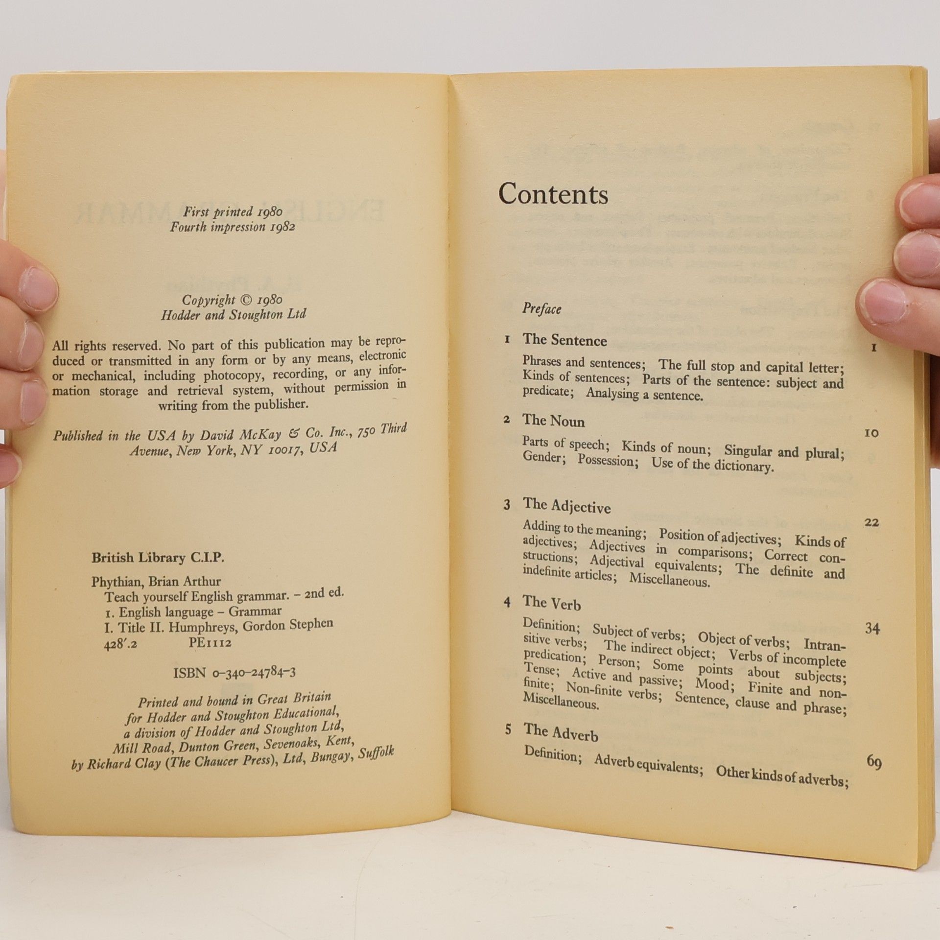 B. A. Phythian English Grammar