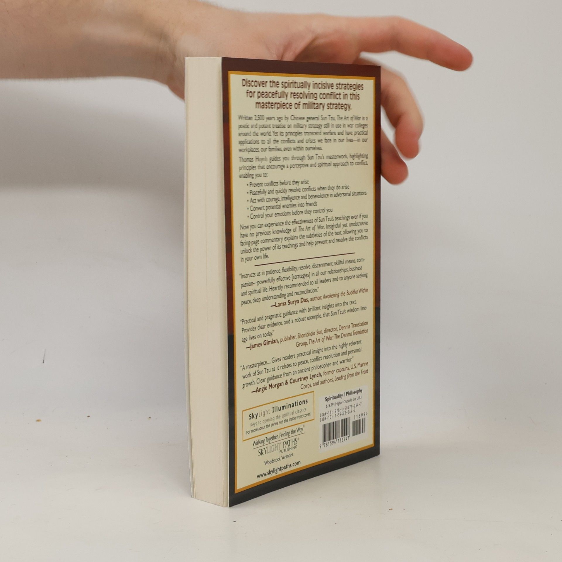 Sun Tzu The Art of War—Spirituality for Conflict
