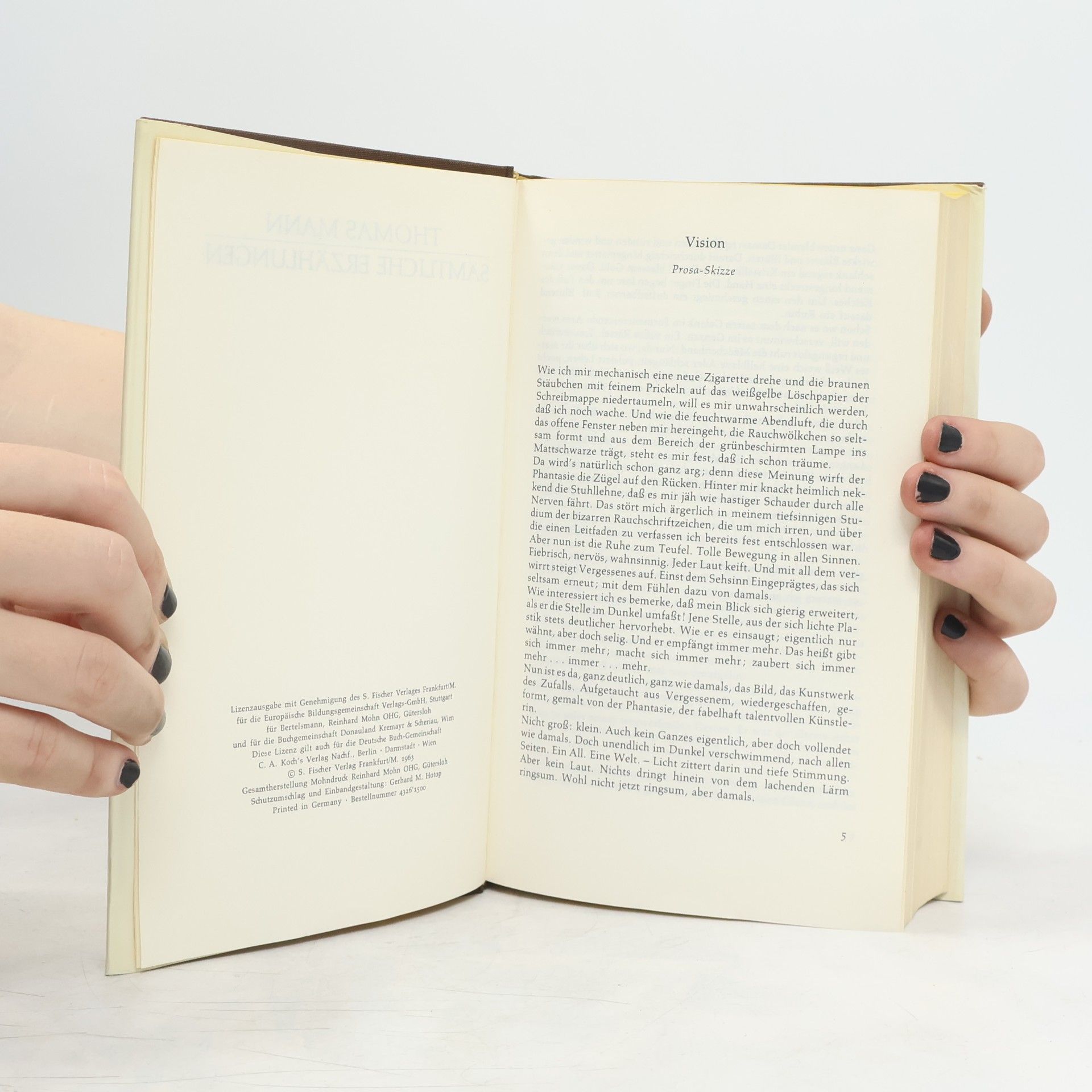 Thomas Mann Sämtliche Erzählungen