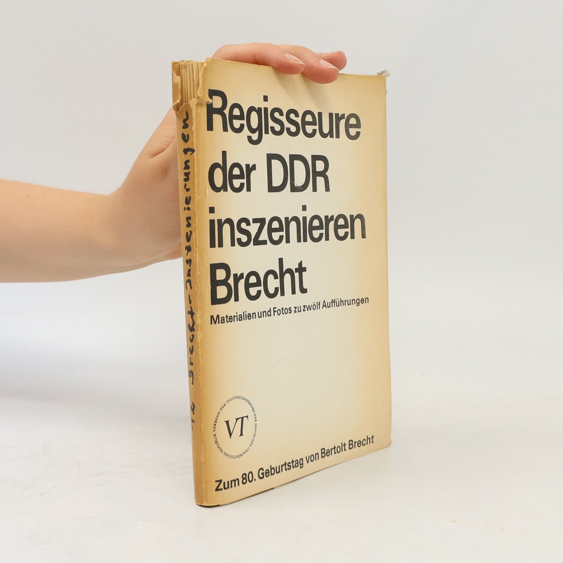 Various authors Regisseure der DDR inszenieren Brecht