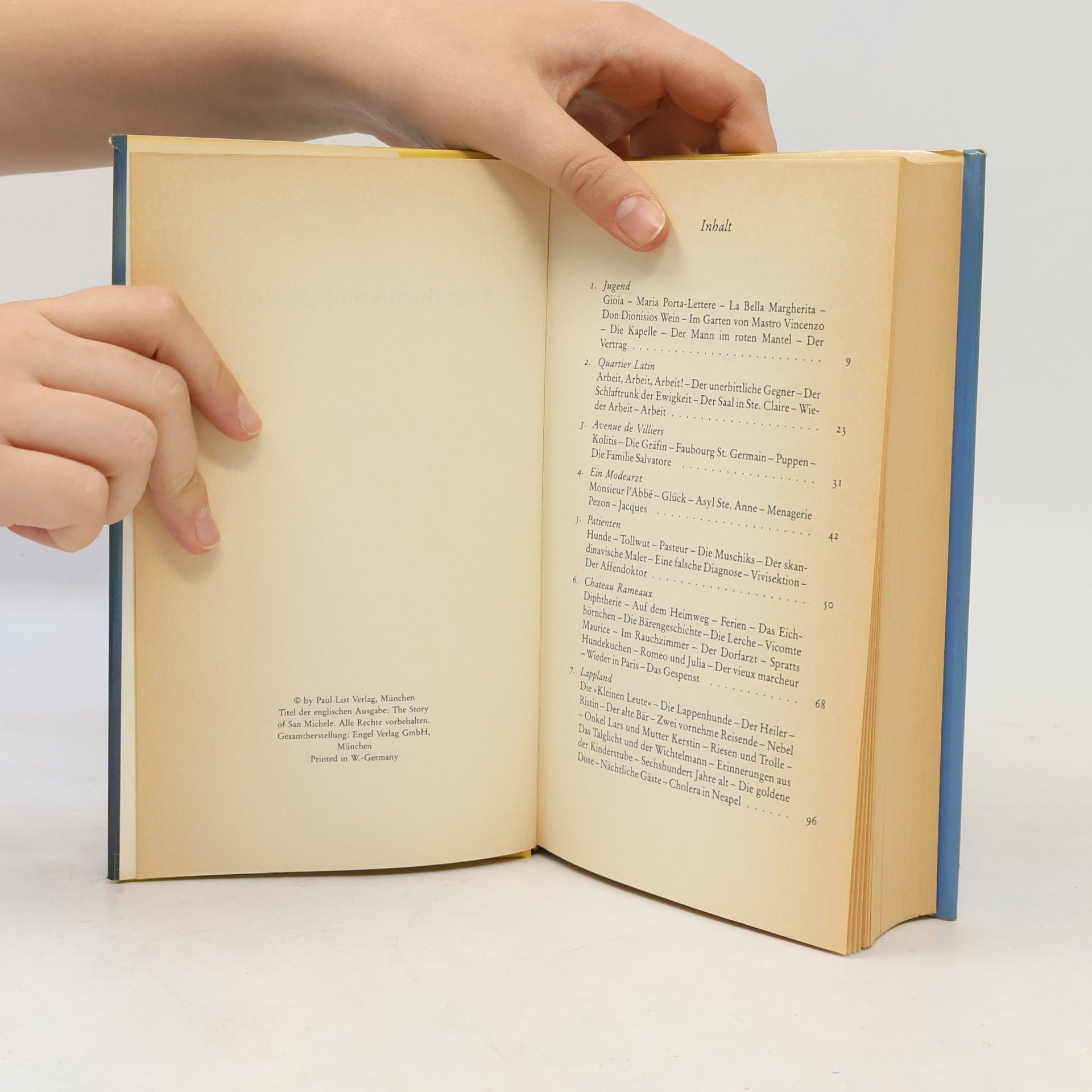 Axel Munthe Das Buch von San Michele