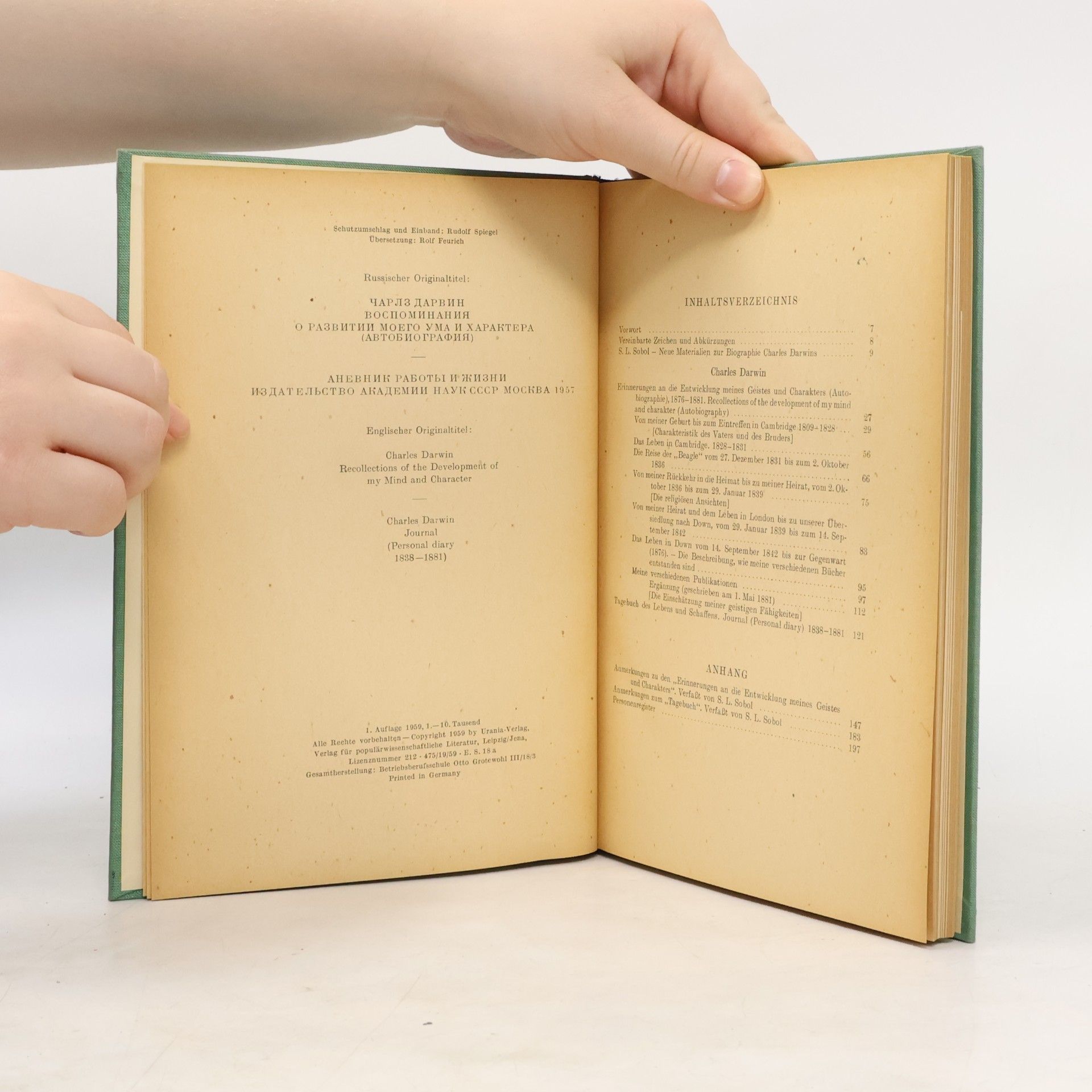 Charles Darwin Autobiographie