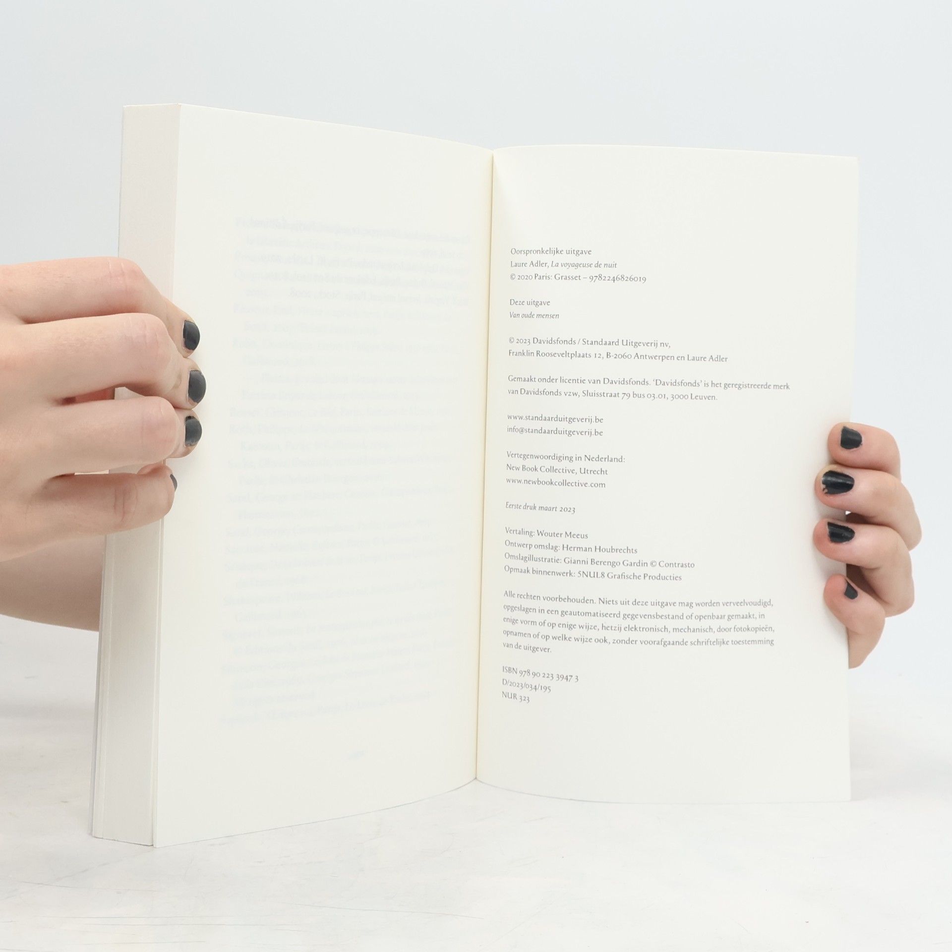 Laure Adler Davidsfonds Essays: Van oude mensen