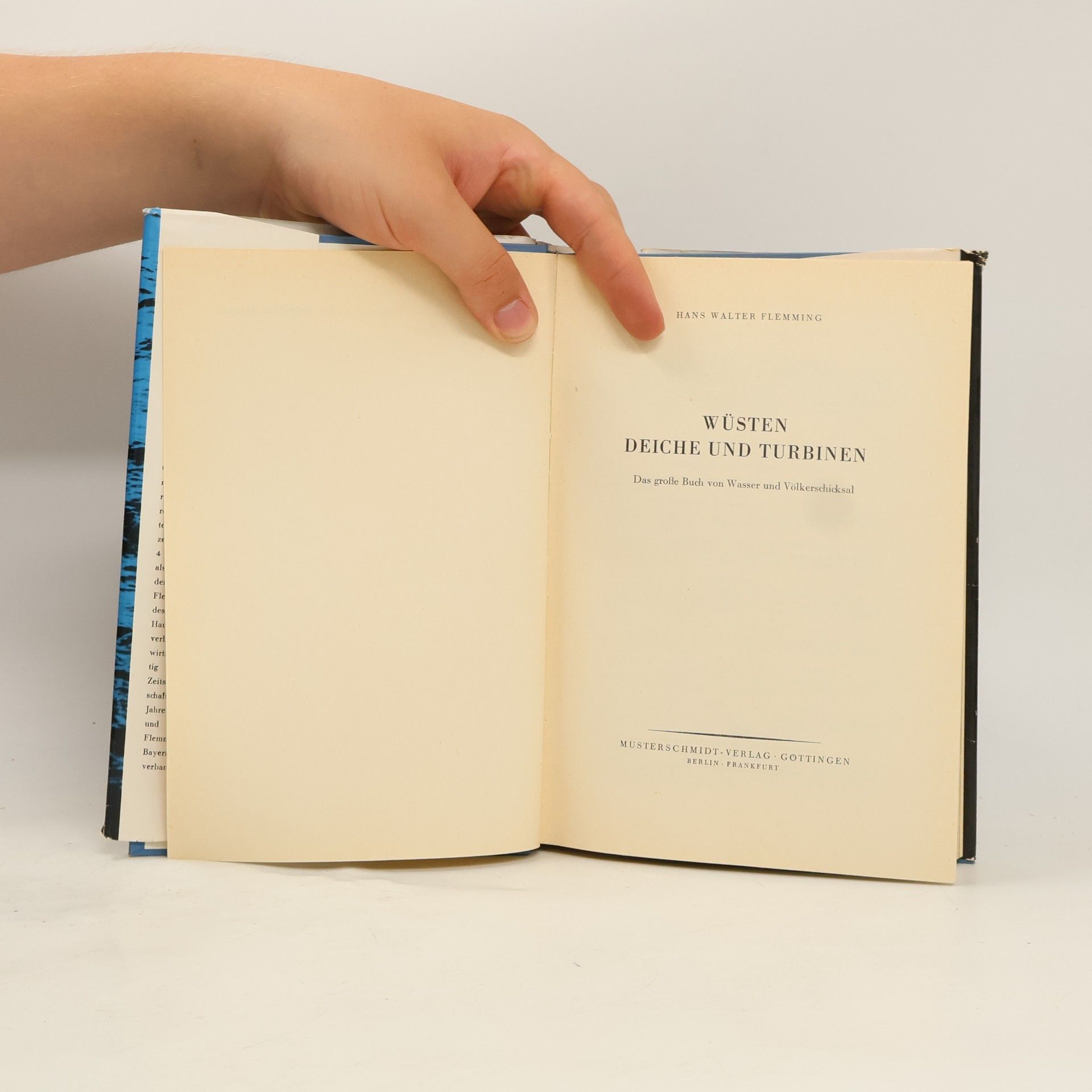 Hans Walter Flemming  Wüsten, Deiche und Turbinen. Das große Buch von Wasser und Völkerschicksal