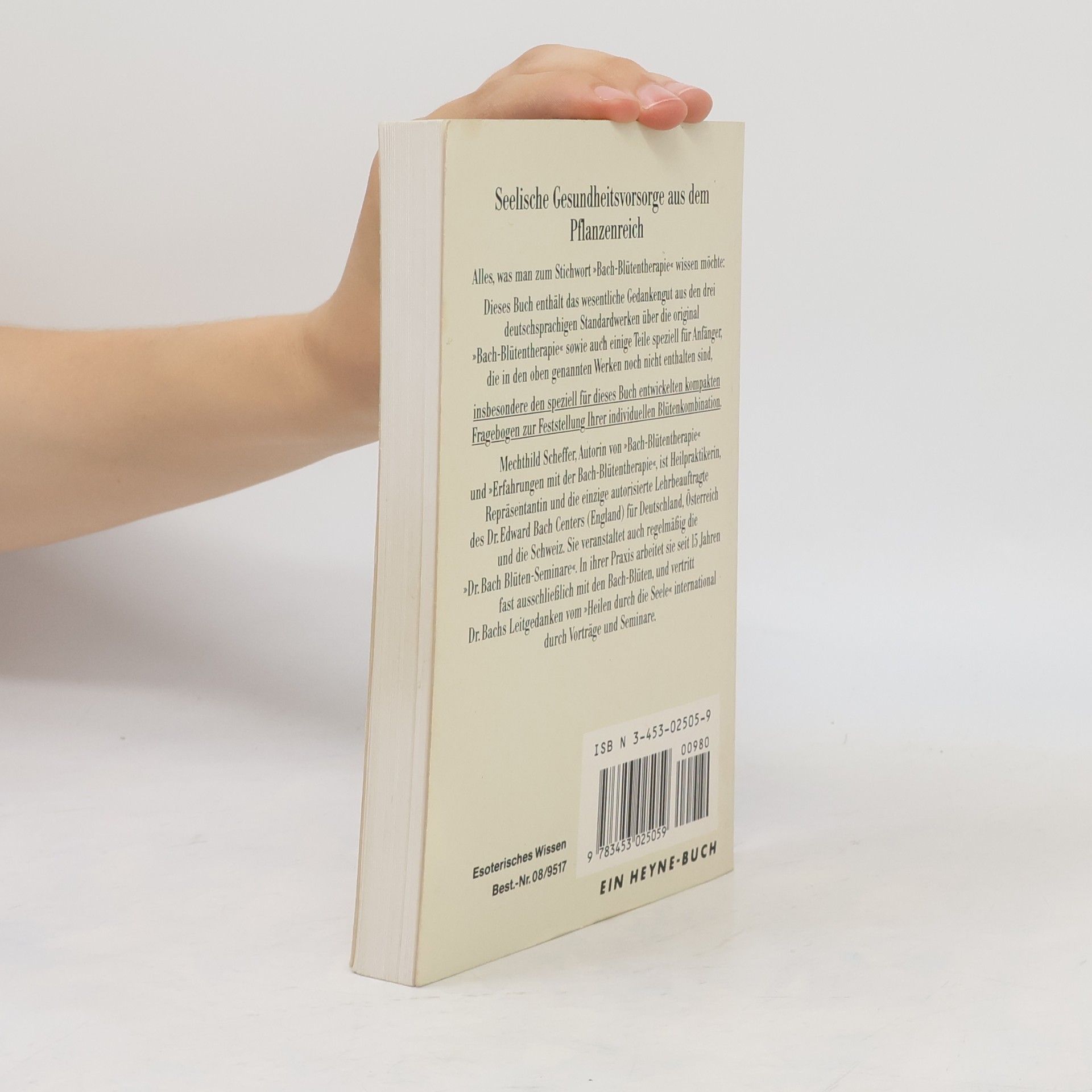 Mechthild Scheffer Selbsthilfe durch Bachblütentherapie