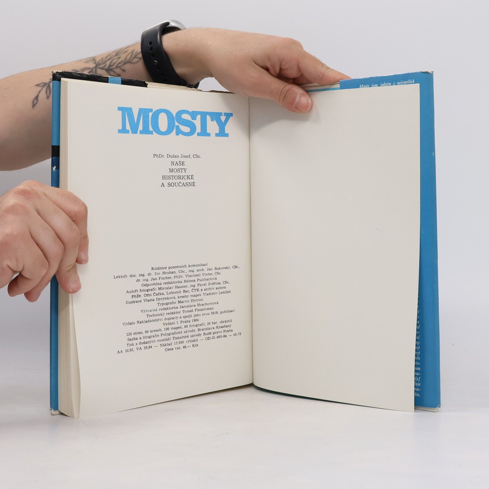 Dušan Josef Mosty. Naše mosty historické a současné