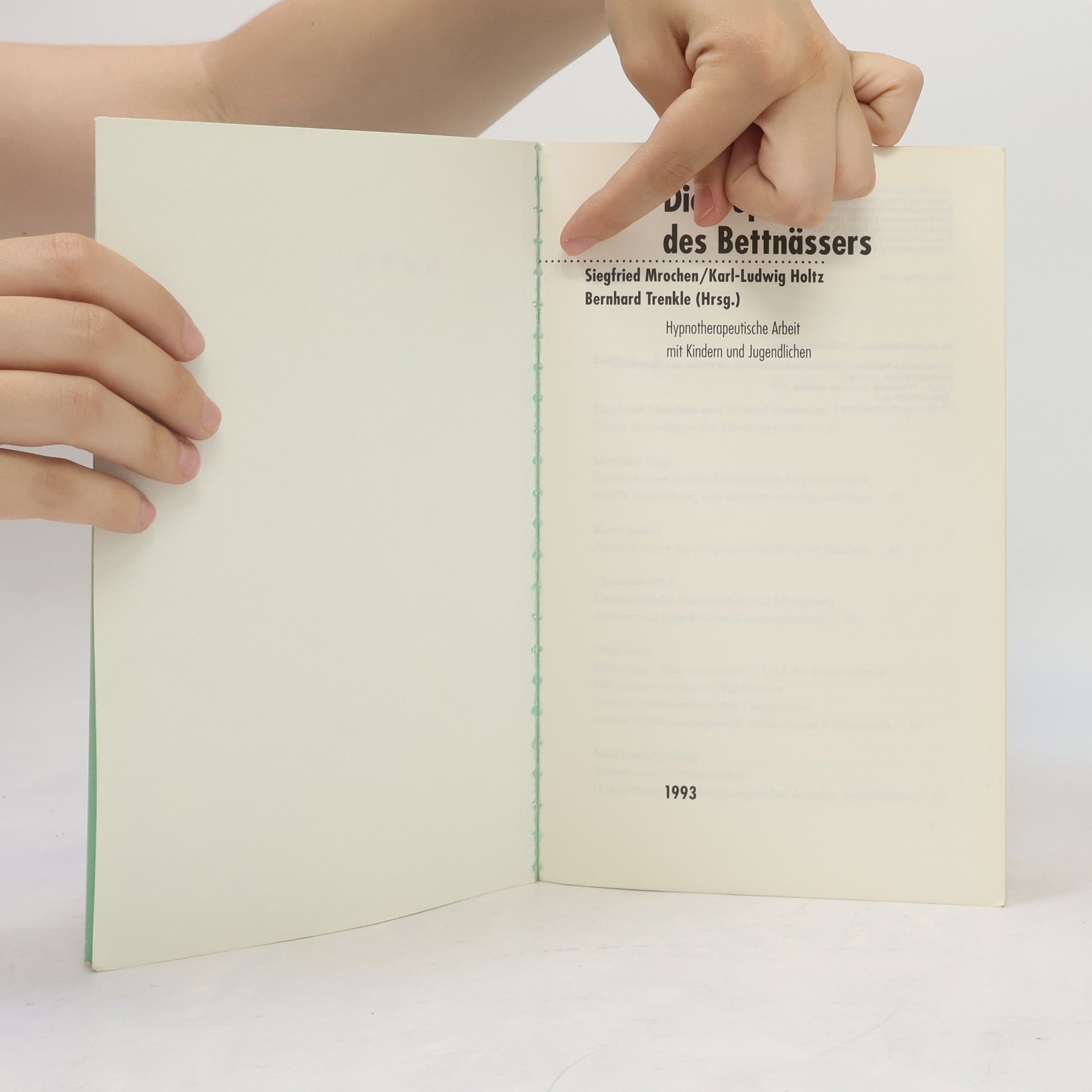 Siegfried Mrochen Die Pupille des Bettnässers