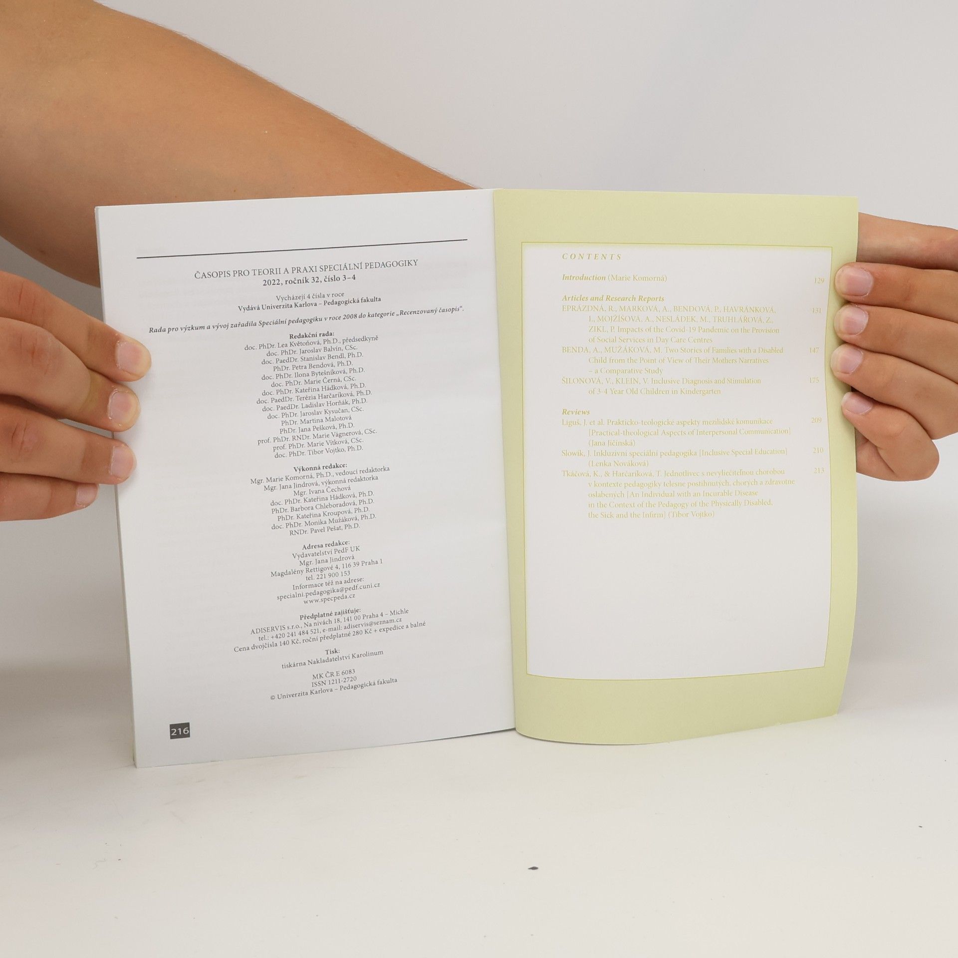 Autorenkollektiv Speciální pedagogika 2024/3-4