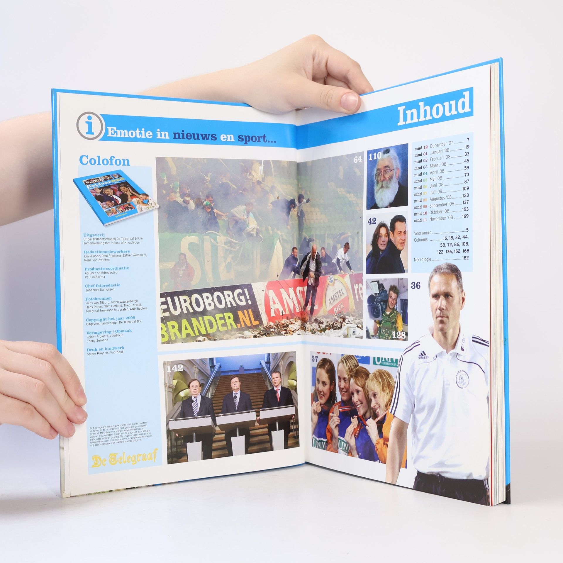 Het Jaar 2008: emotie in nieuws en sport