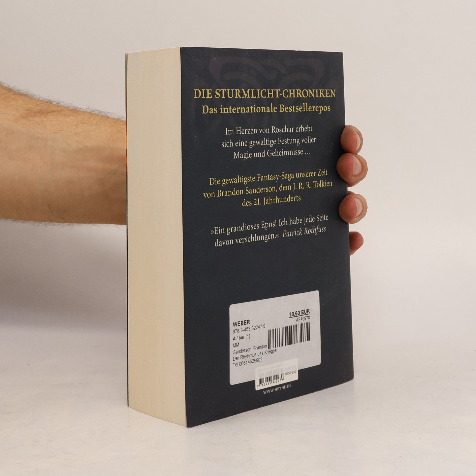 Brandon Sanderson Der Rhythmus des Krieges