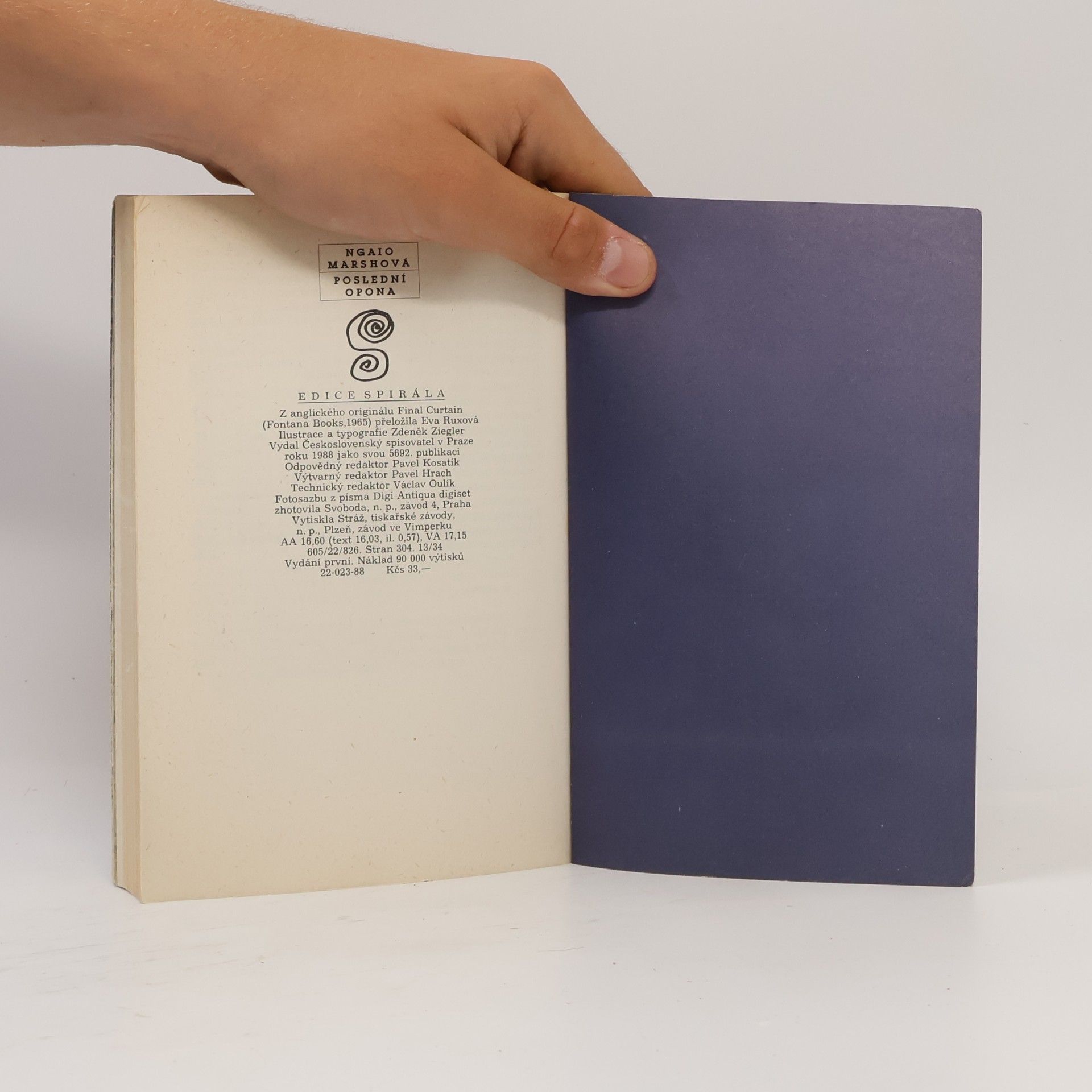 Ngaio Marsh Poslední opona