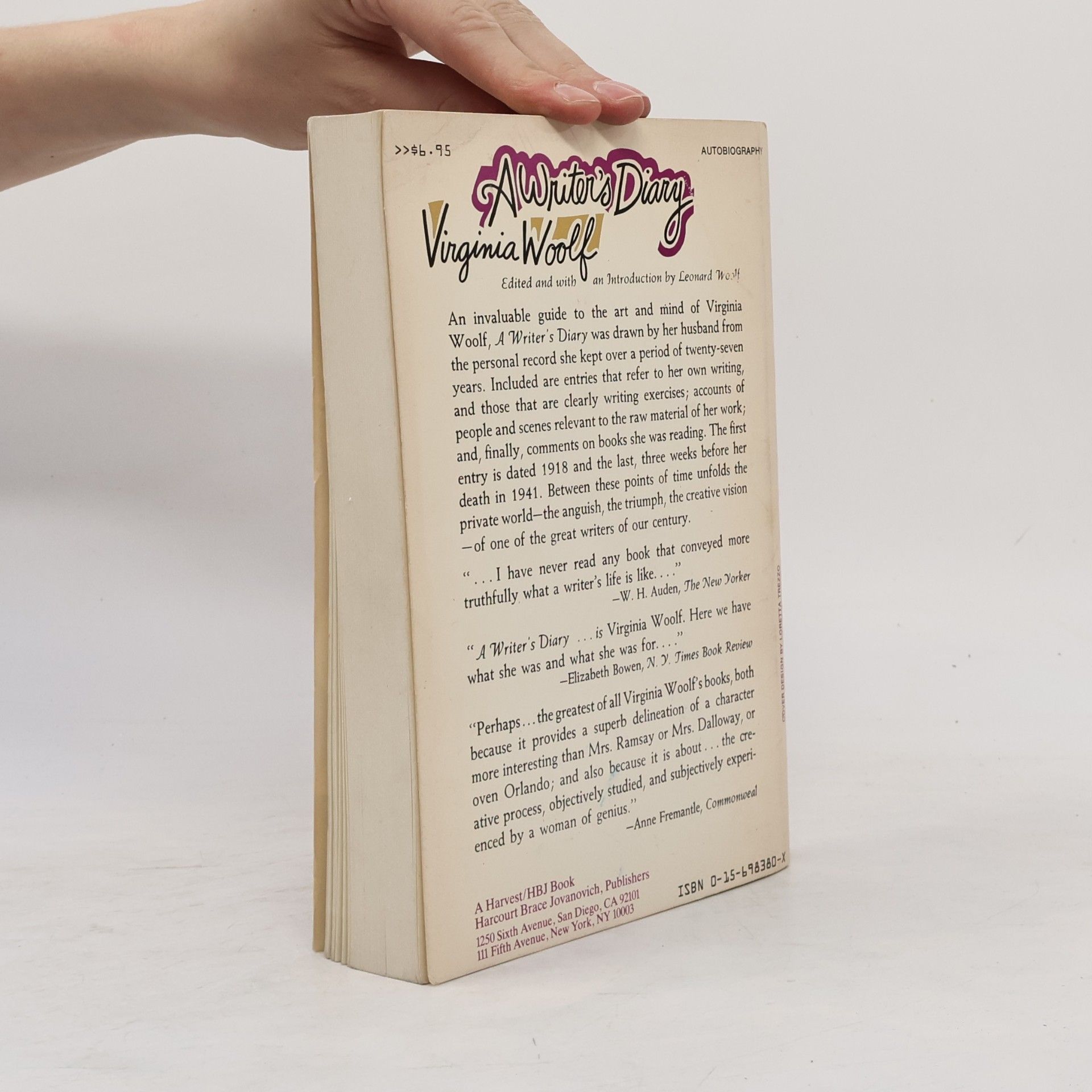 Virginia Woolf A Writer's Diary