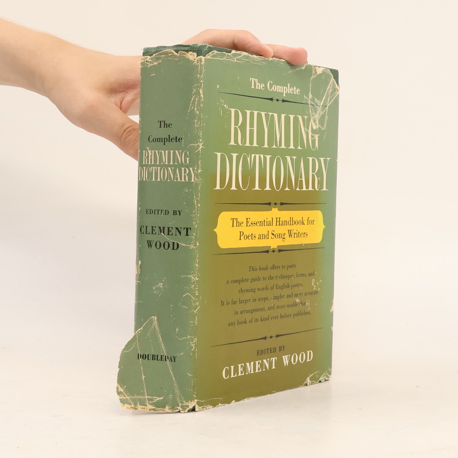 Clement Wood The Complete Rhyming Dictionary and Poet's Craft Book