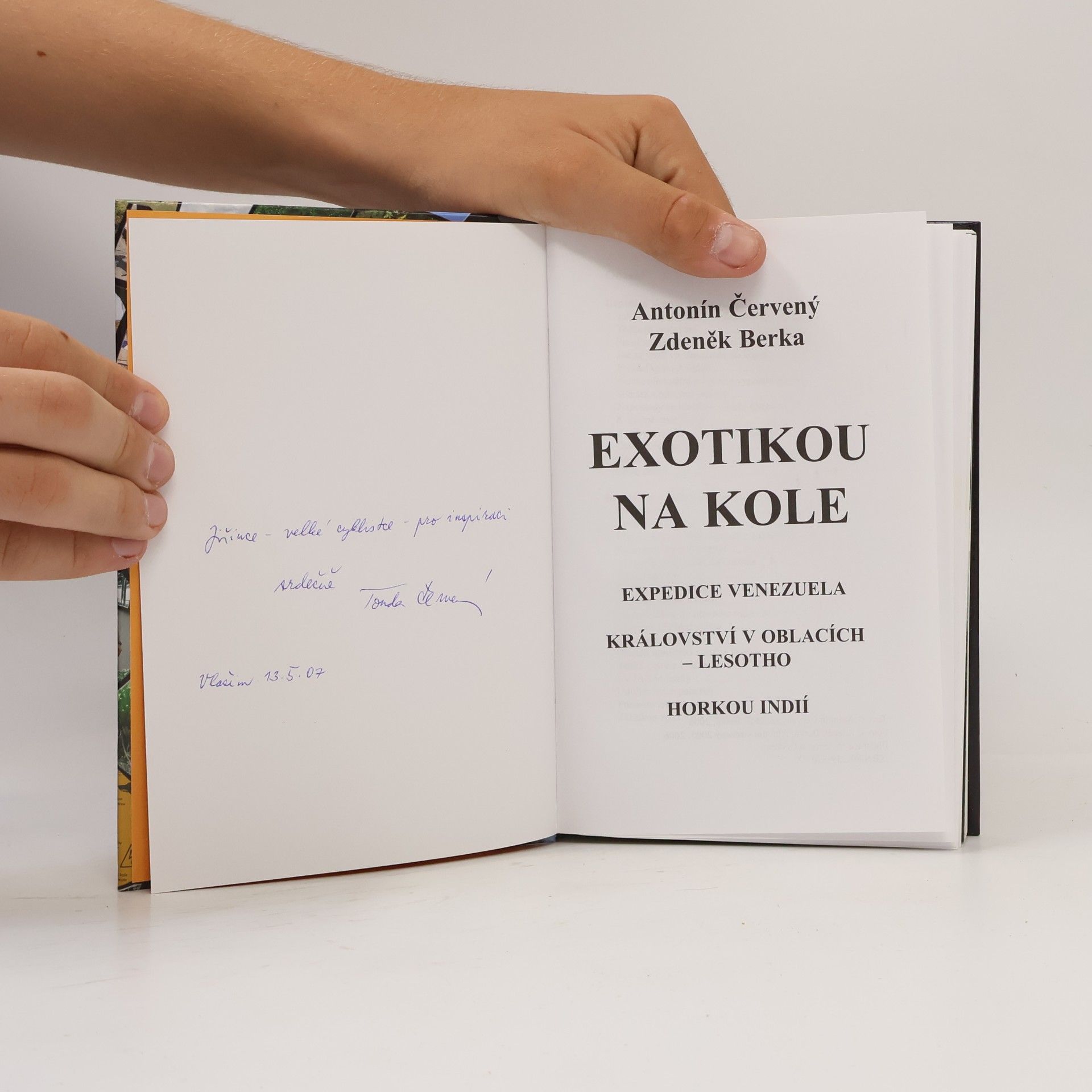Antonín Červený Exotikou na kole