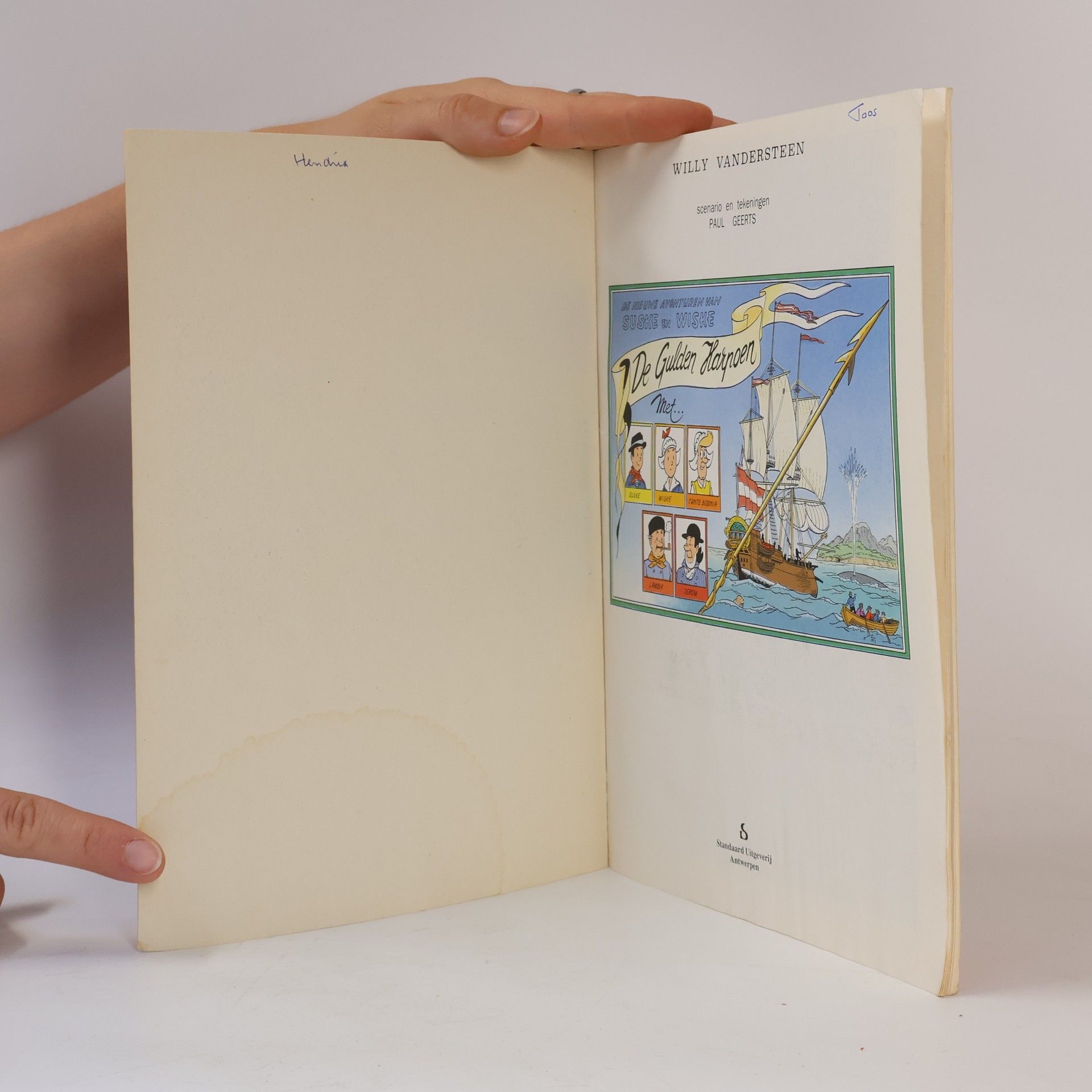 Willy Vandersteen Suske en Wiske - 236: De gulden harpoen