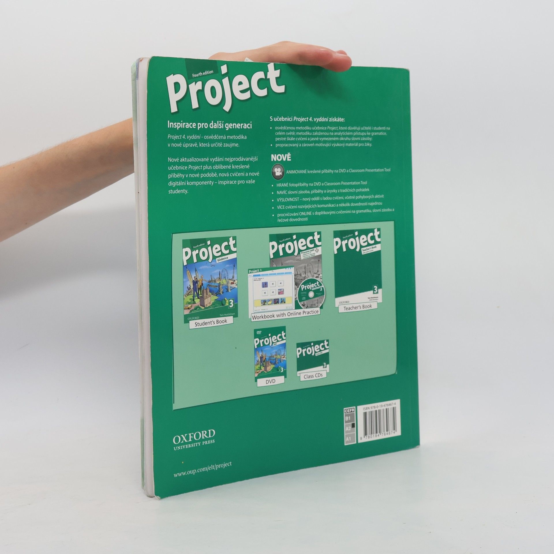 Tom Hutchinson Project 3 : fourth edition. Učebnice