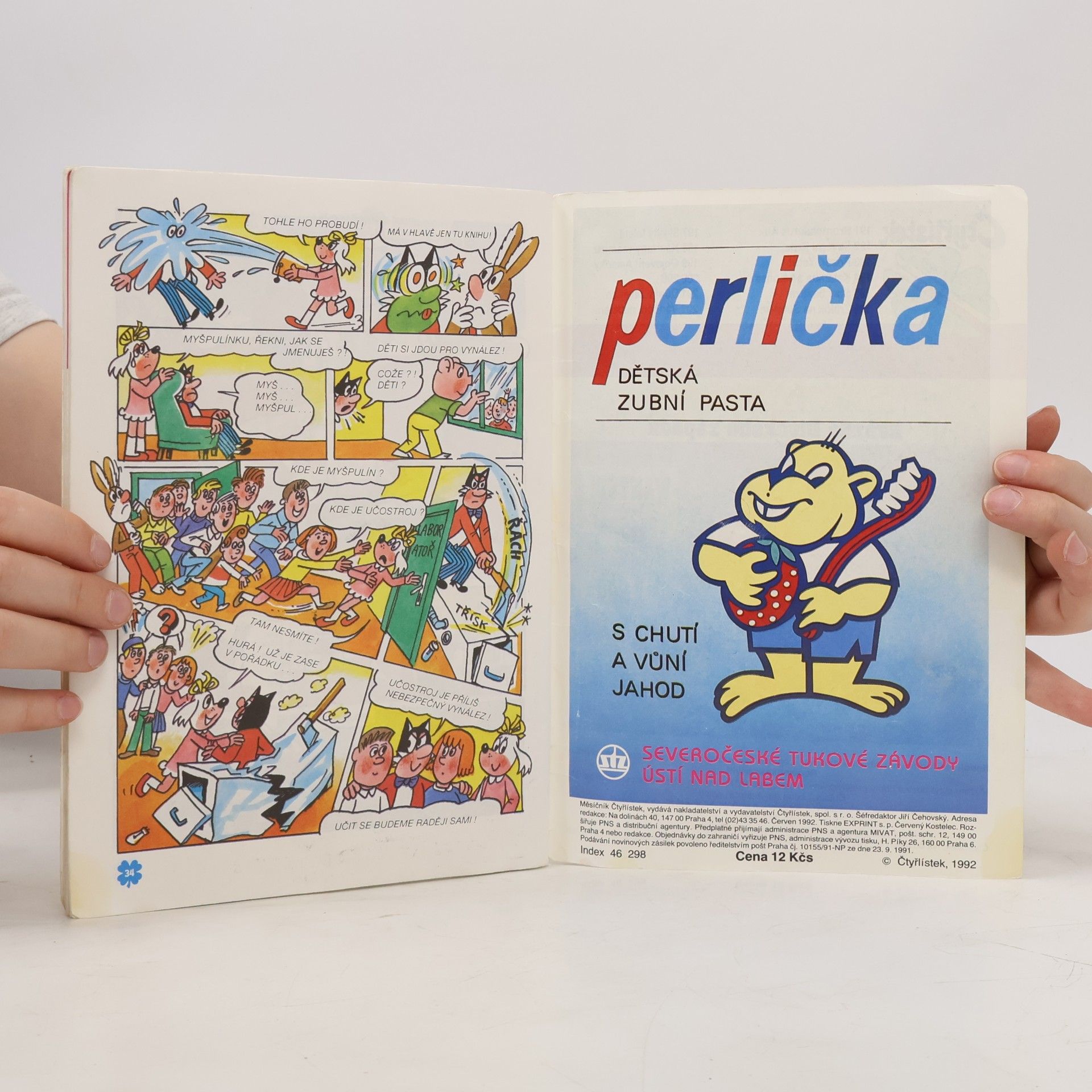 Kolektiv autorů Čtyřlístek 196. 6/1992
