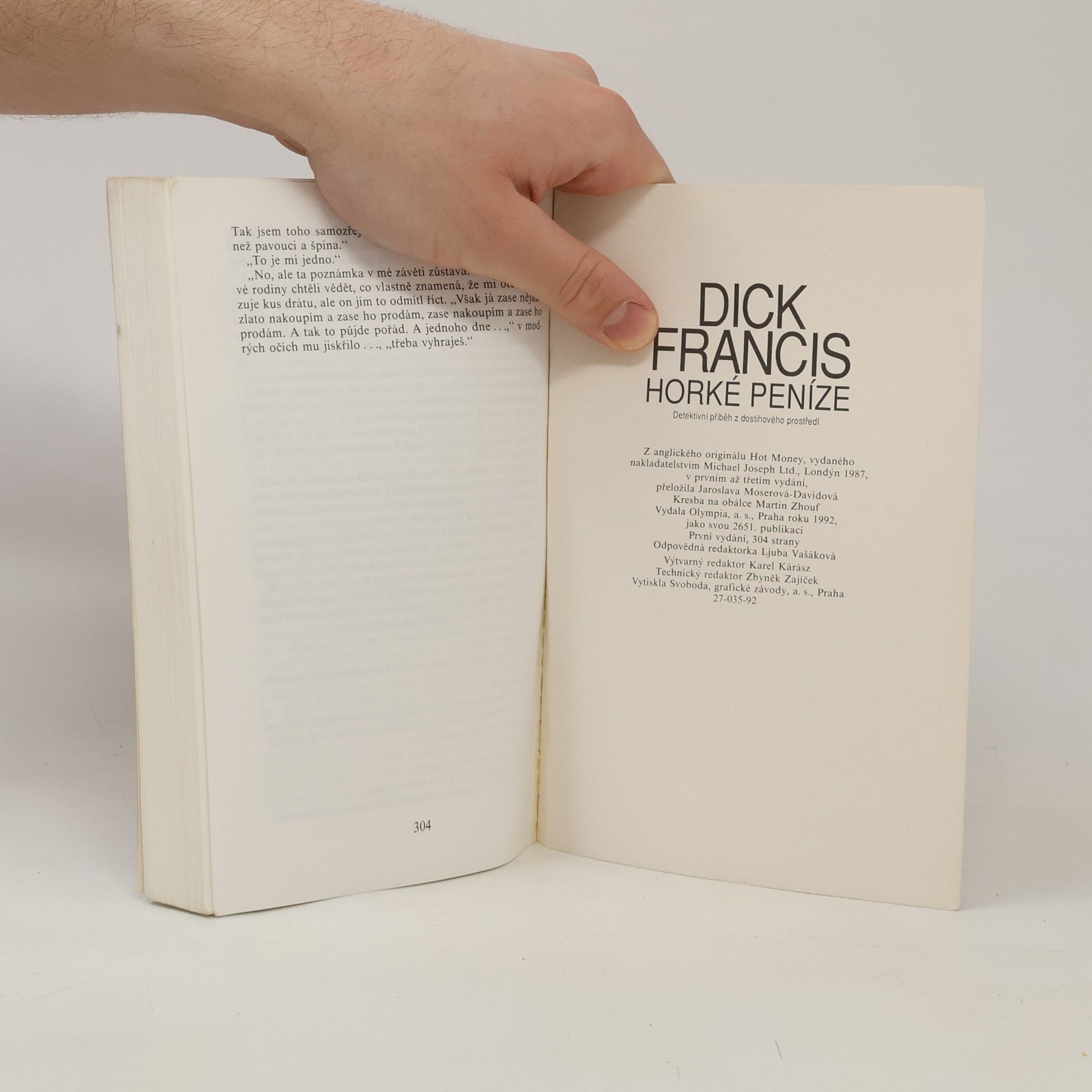 Dick Francis Horké peníze