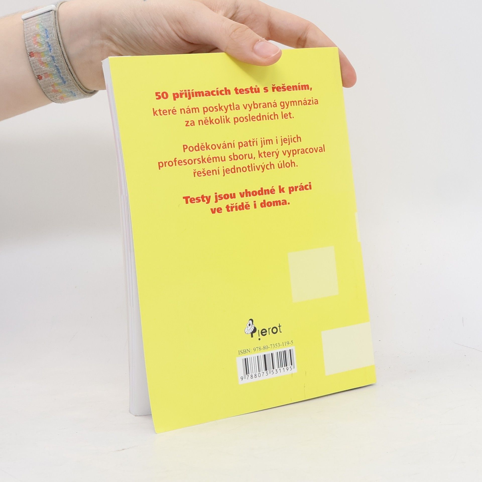 Various authors Výběr řešených testů k přijímacím zkouškám : pro víceletá gymnázia