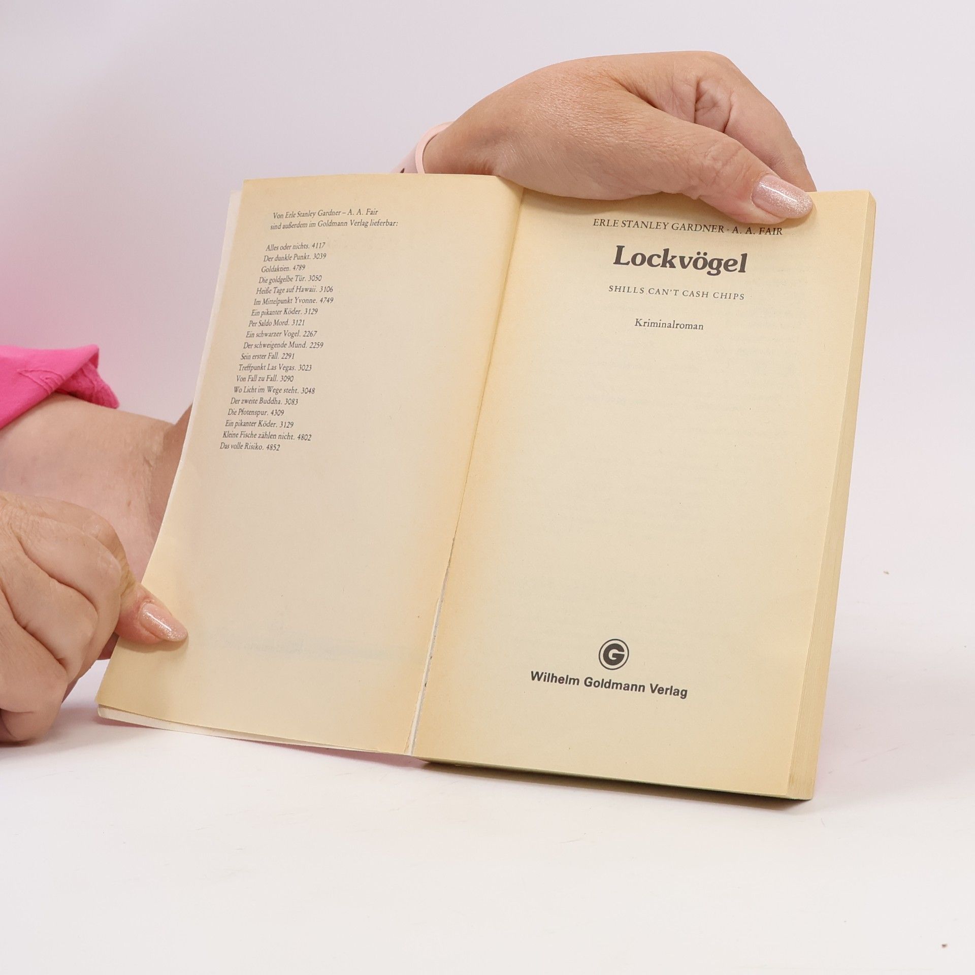 Erle Stanley Gardner Lockvögel