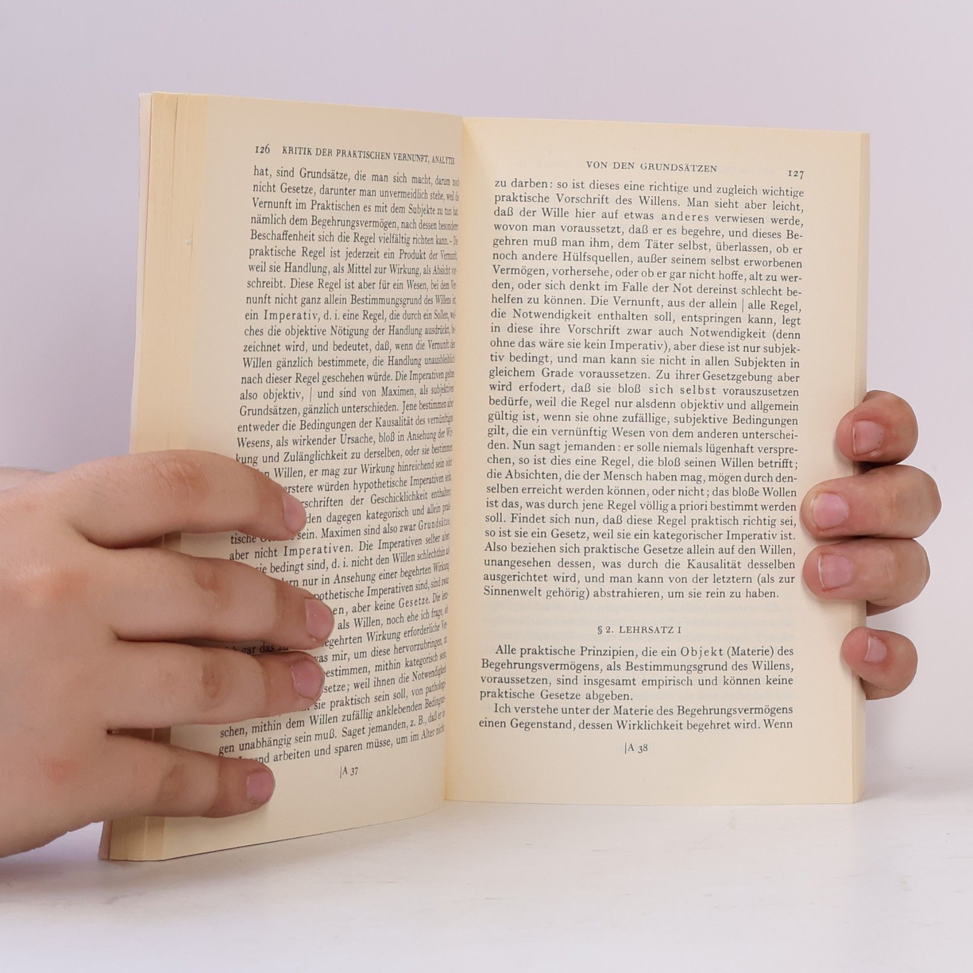 Immanuel Kant Kritik der praktischen Vernunft