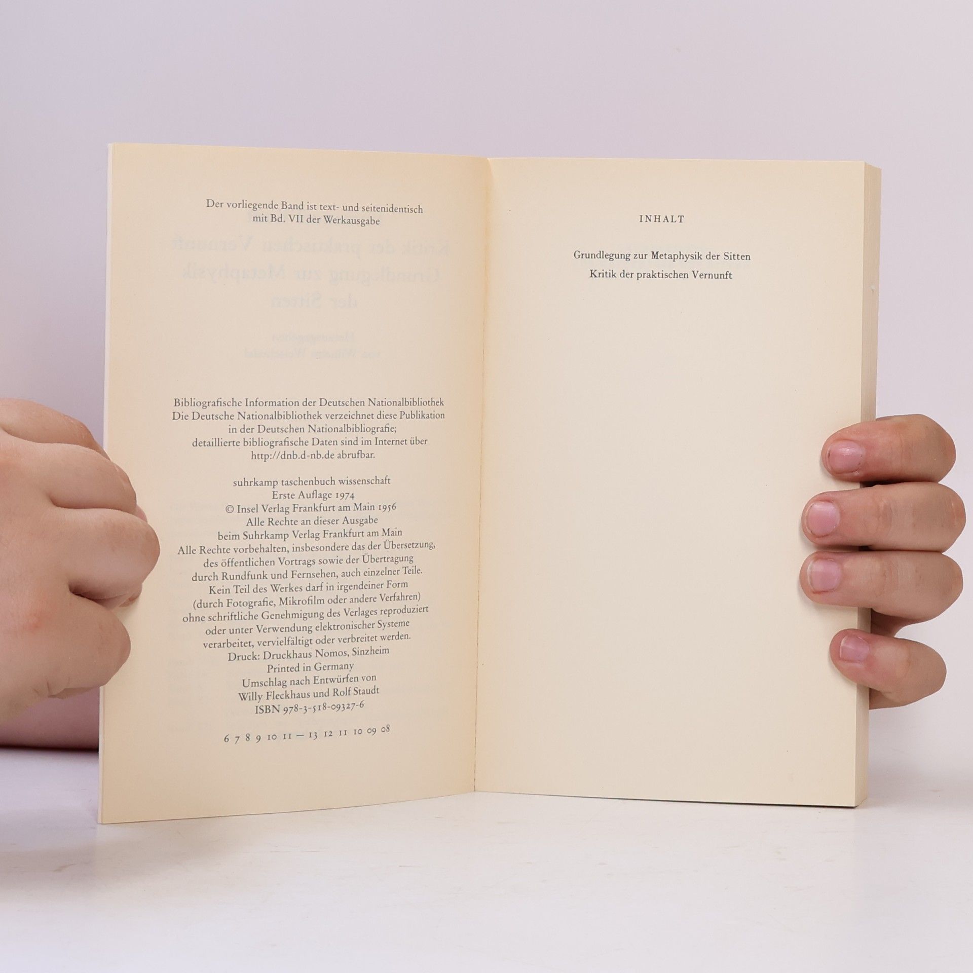 Immanuel Kant Kritik der praktischen Vernunft
