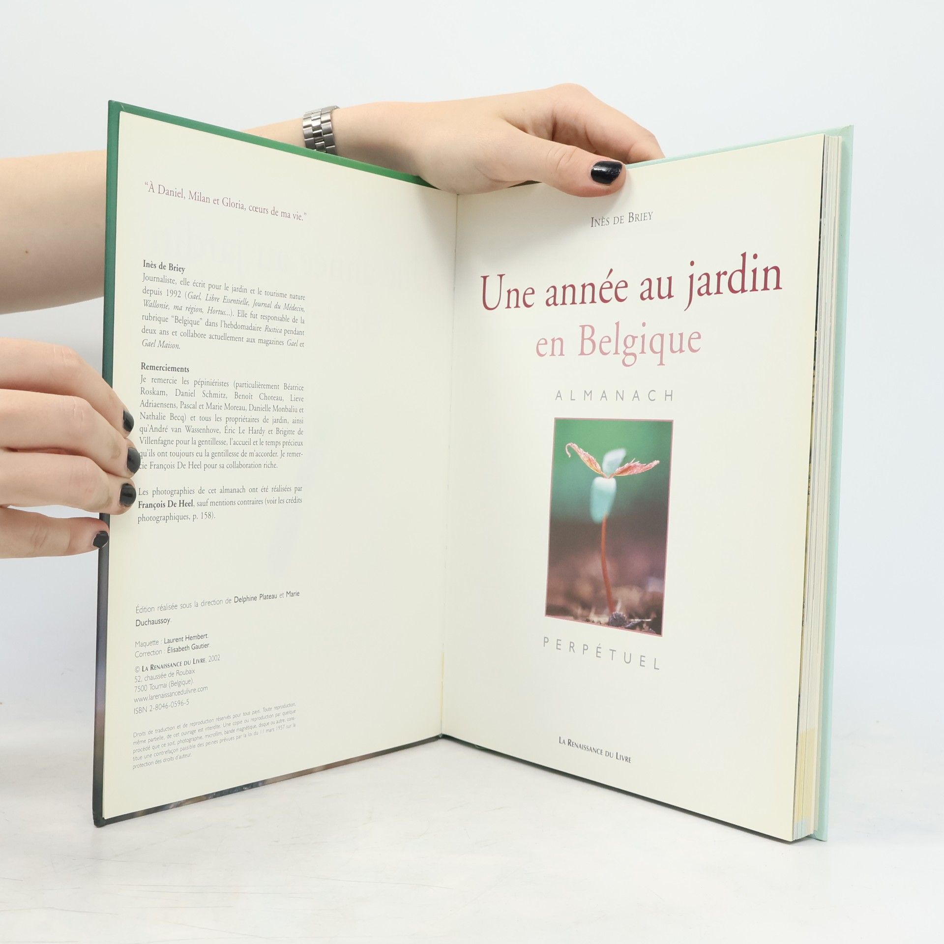 Inès de Briey Une année au jardin en Belgique. Almanach perpétuel