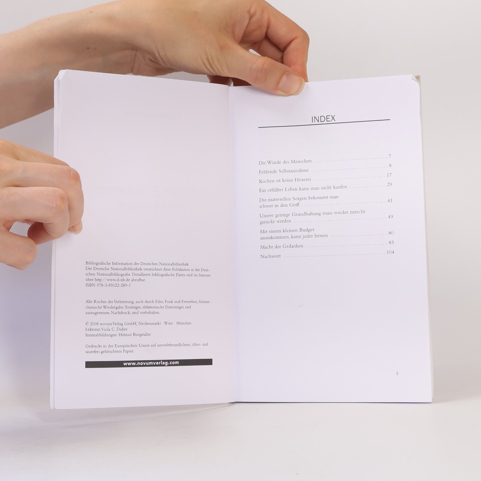 Elfrieda Burgstaller Mit dem Einkommen auskommen