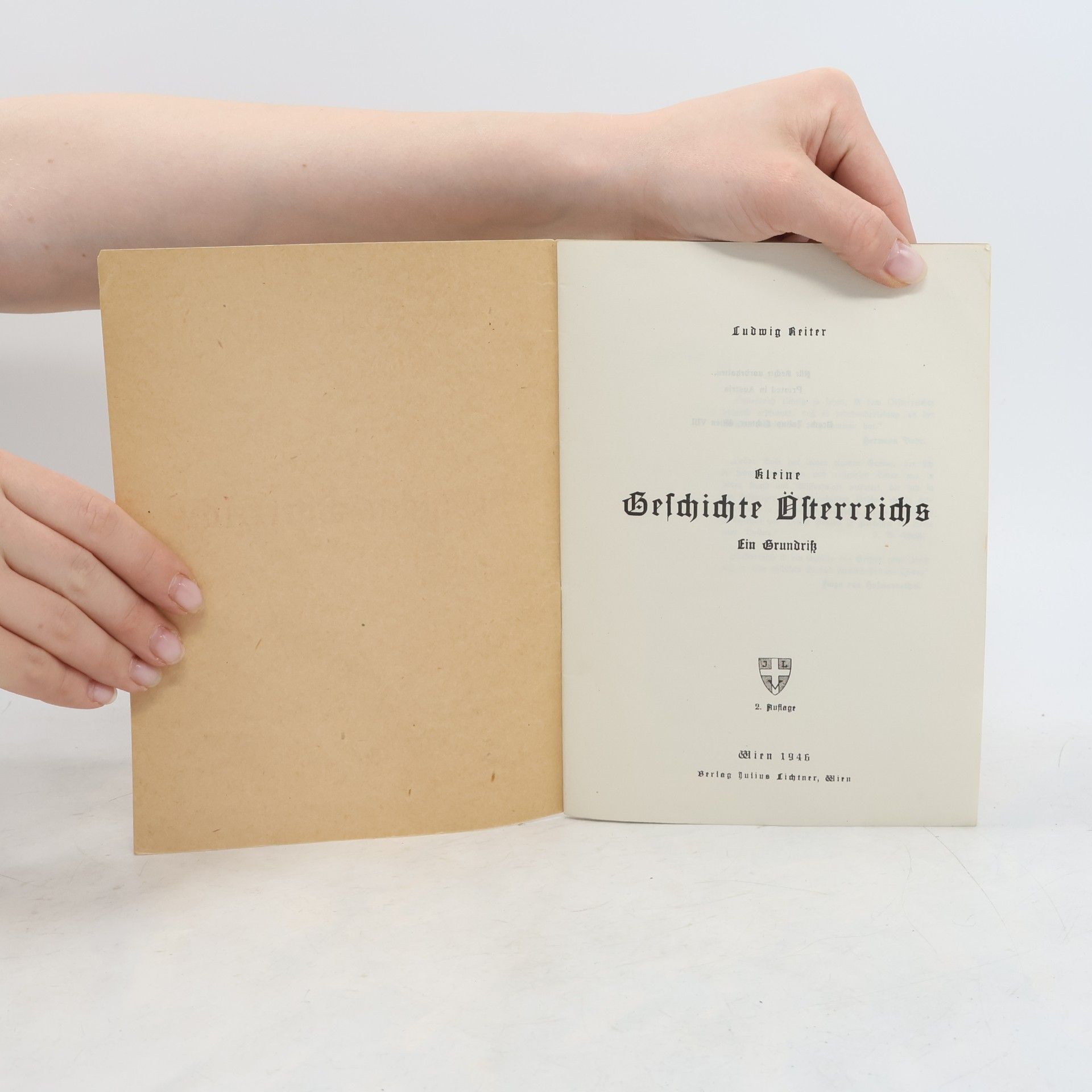 Ludwig Reiter Kleine Geschichte Österreichs