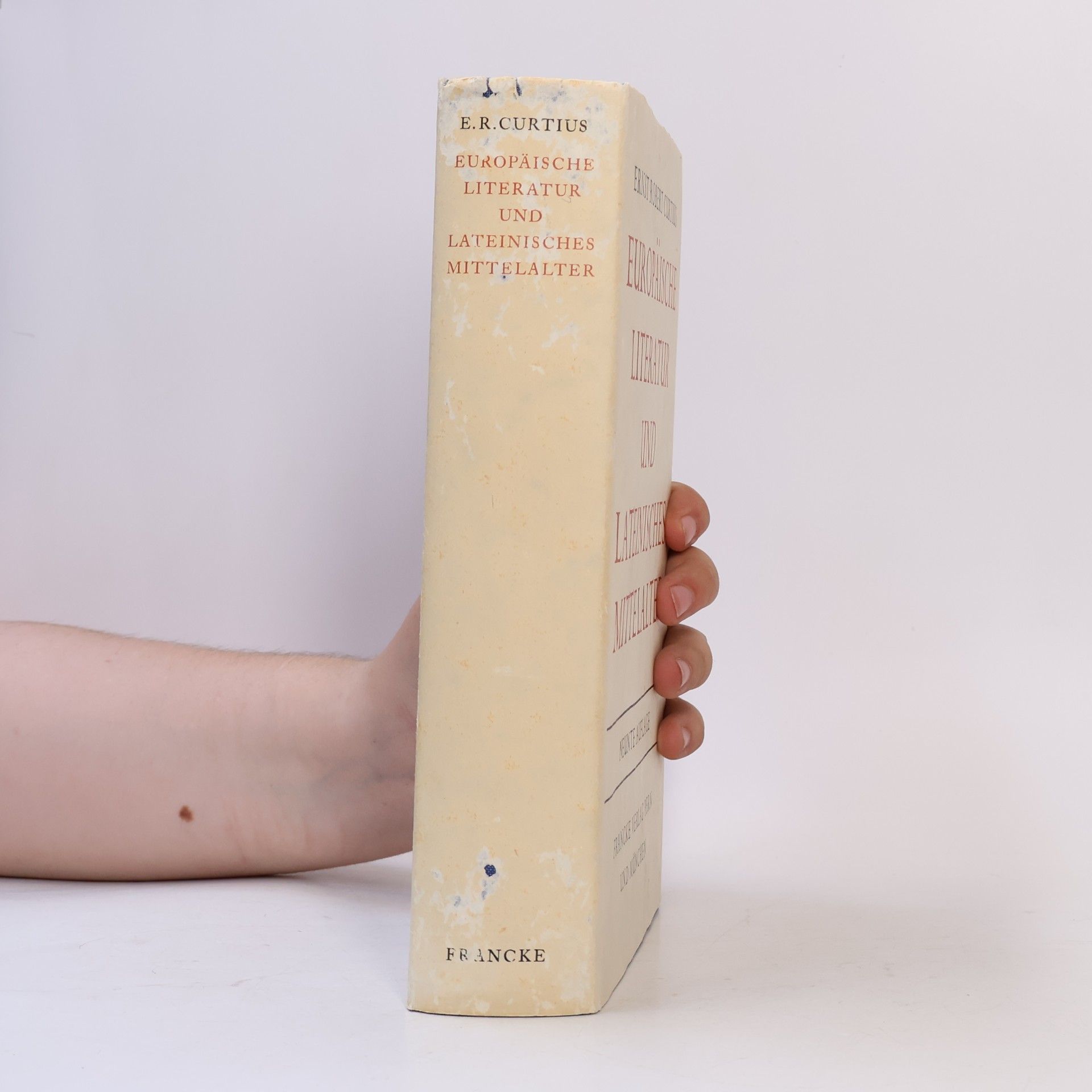 Ernst Robert Curtius Europäische Literatur und lateinisches Mittelalter