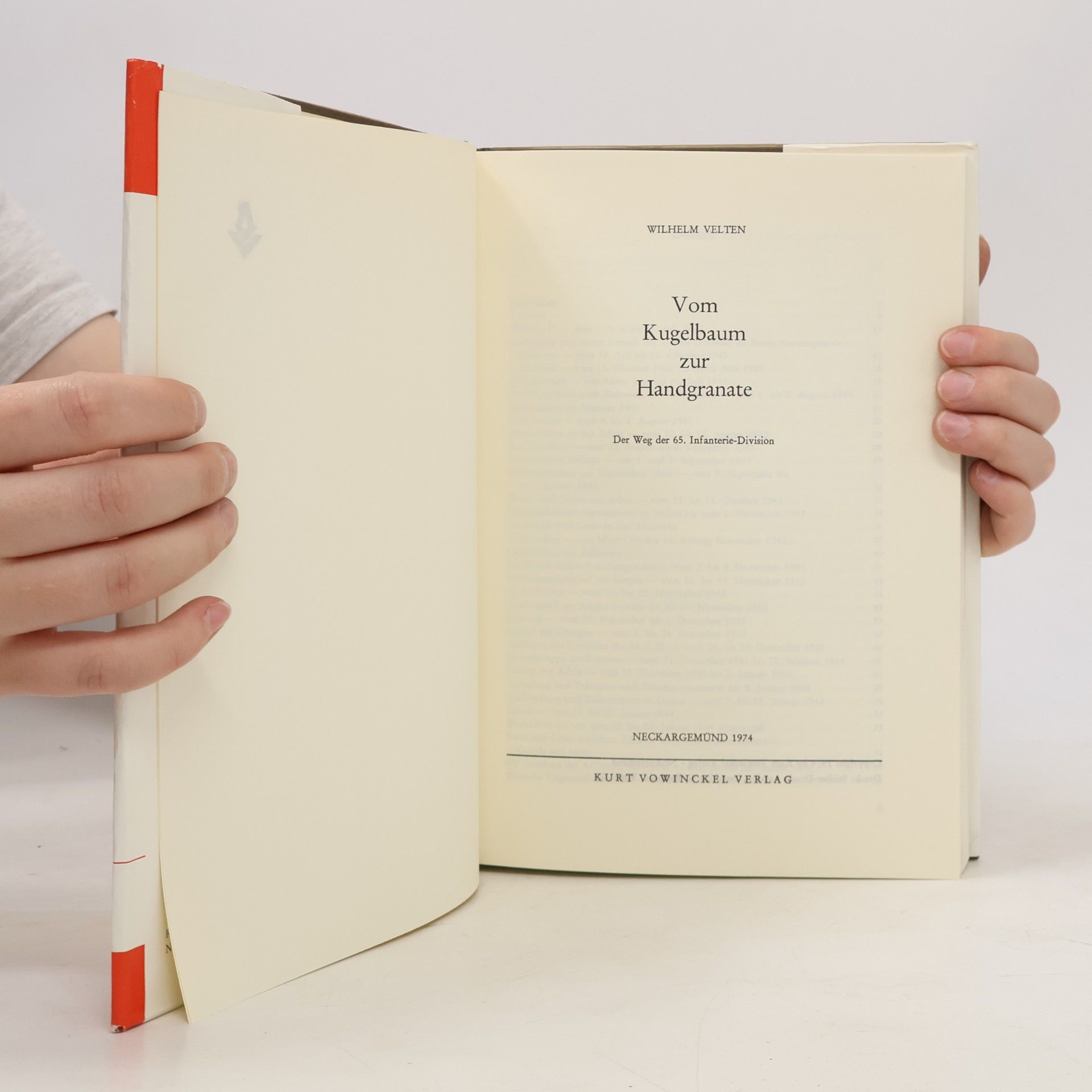 Wilhelm Velten Vom Kugelbaum zur Handgranate