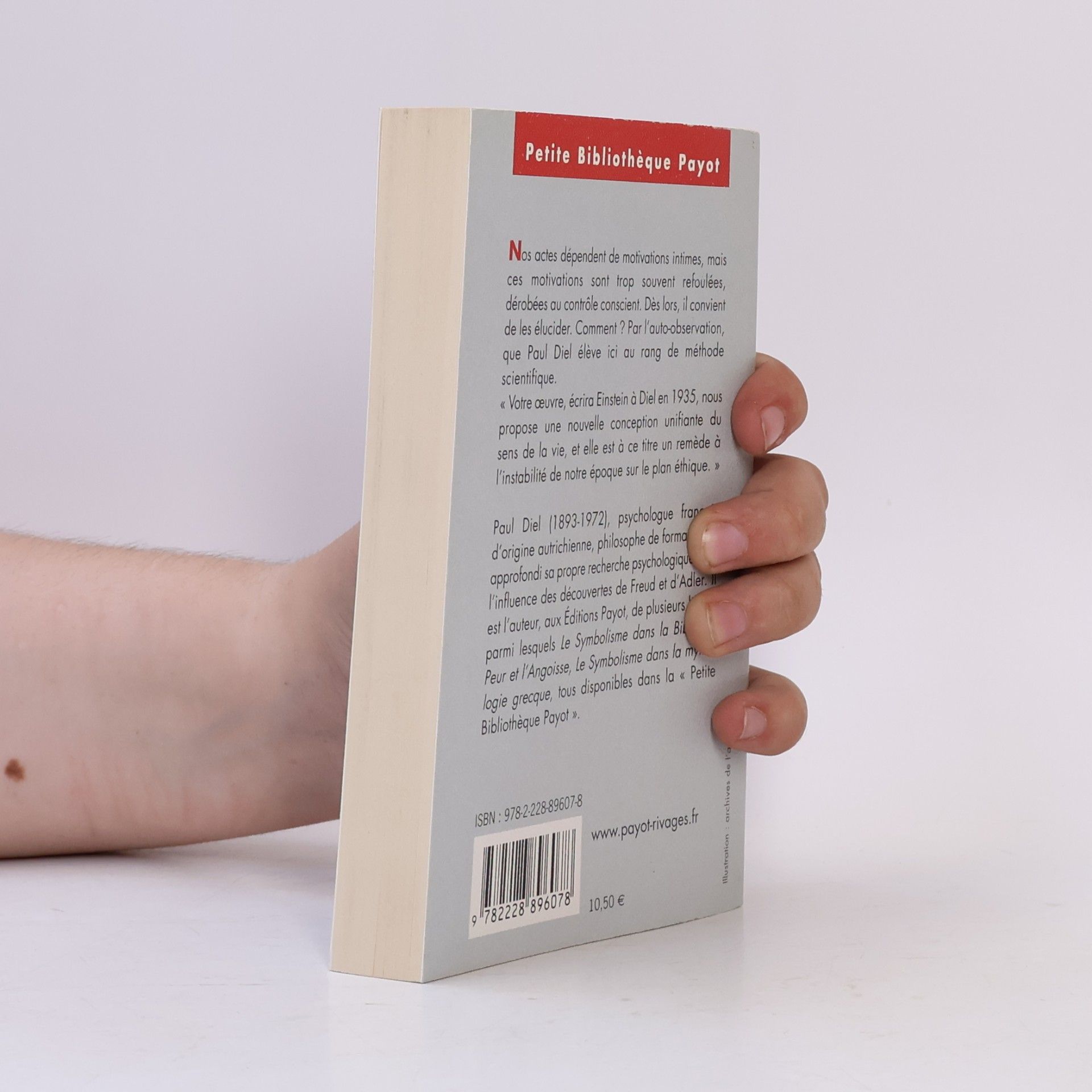 Paul Diel Petite Bibliothèque Payot - 66: Psychologie de la motivation - 1ère édition