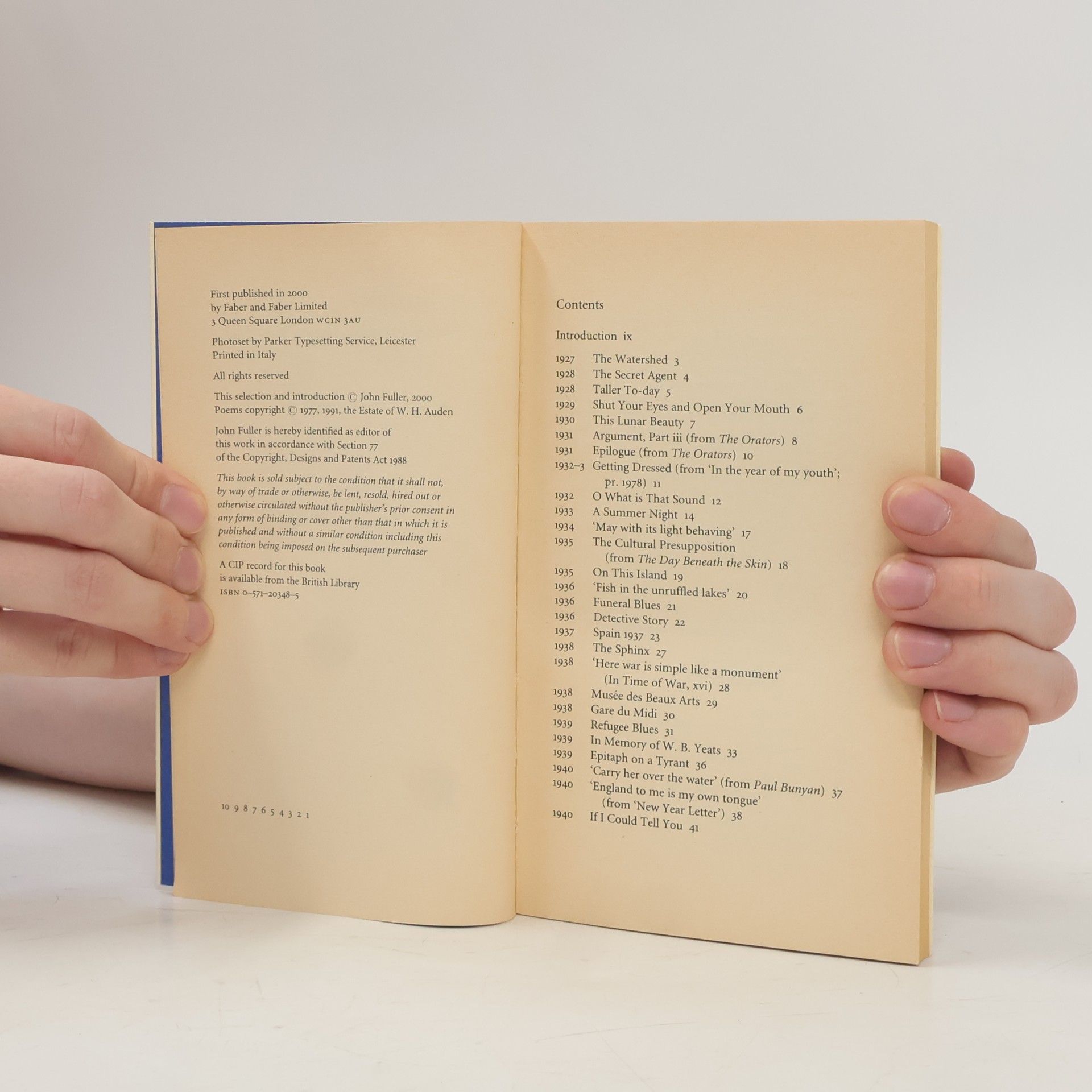 W. H. Auden Poems