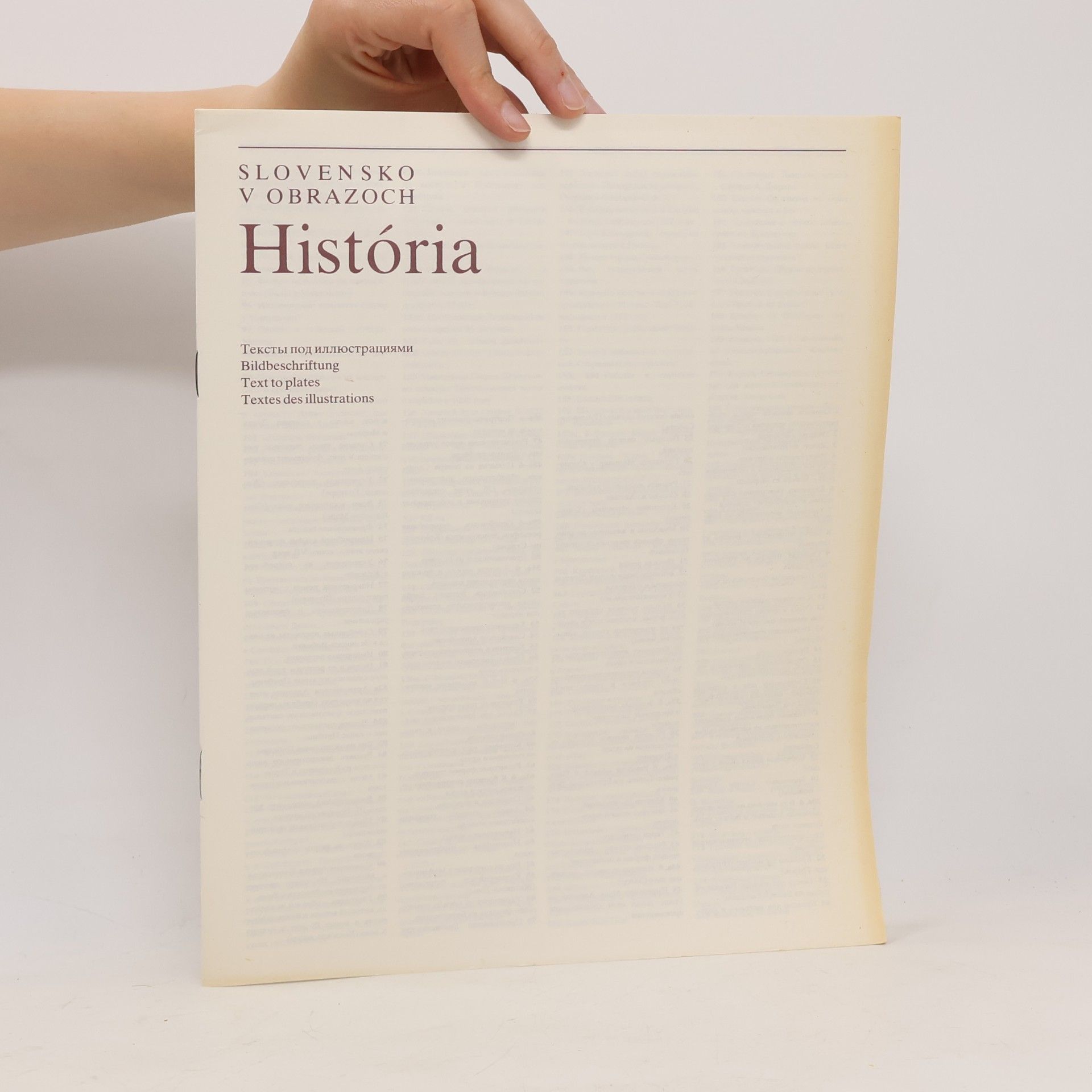 Matúš Kučera Slovensko v obrazoch - História