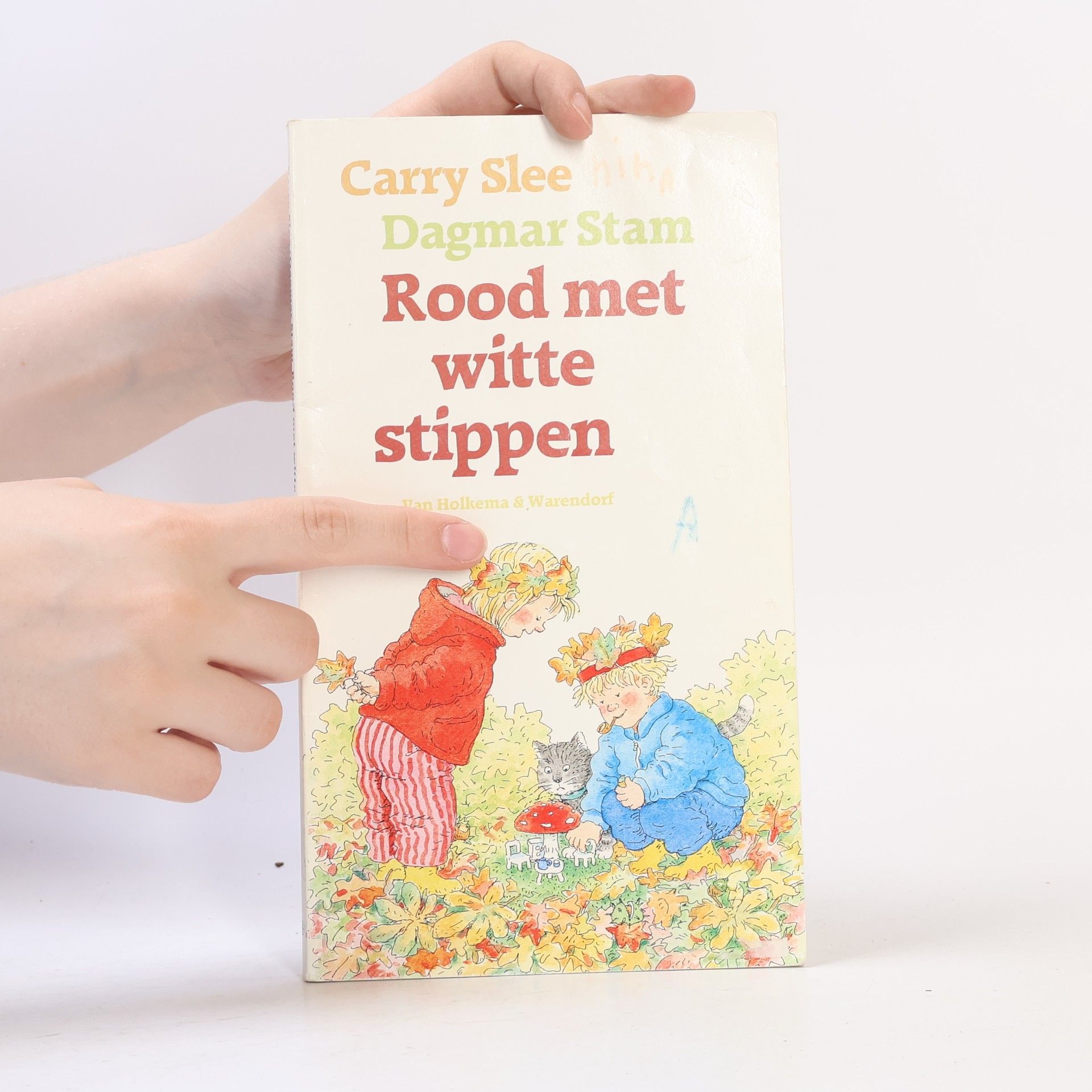 Carry Slee Rood met witte stippen