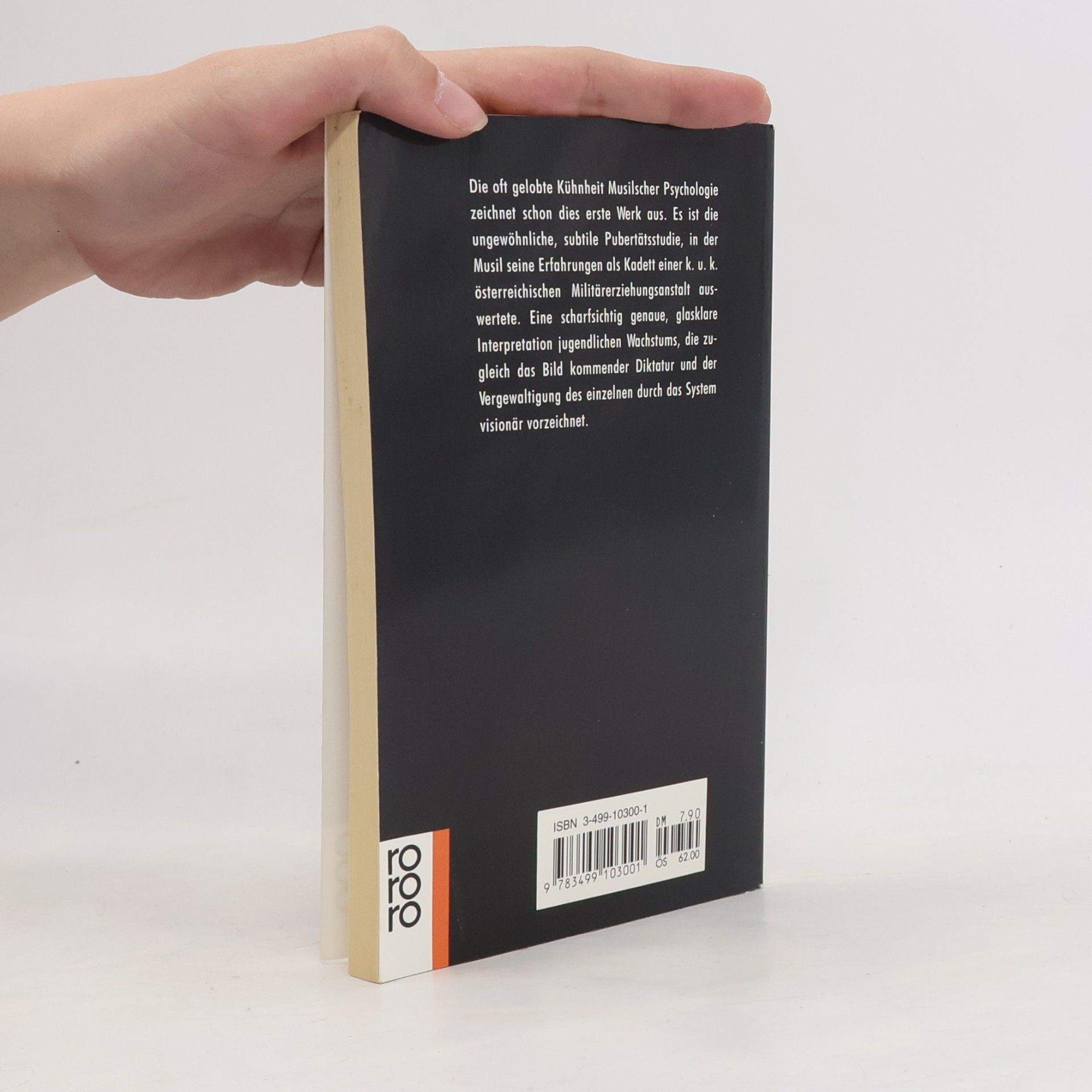 Robert Musil Die Verwirrungen des Zöglings Törless