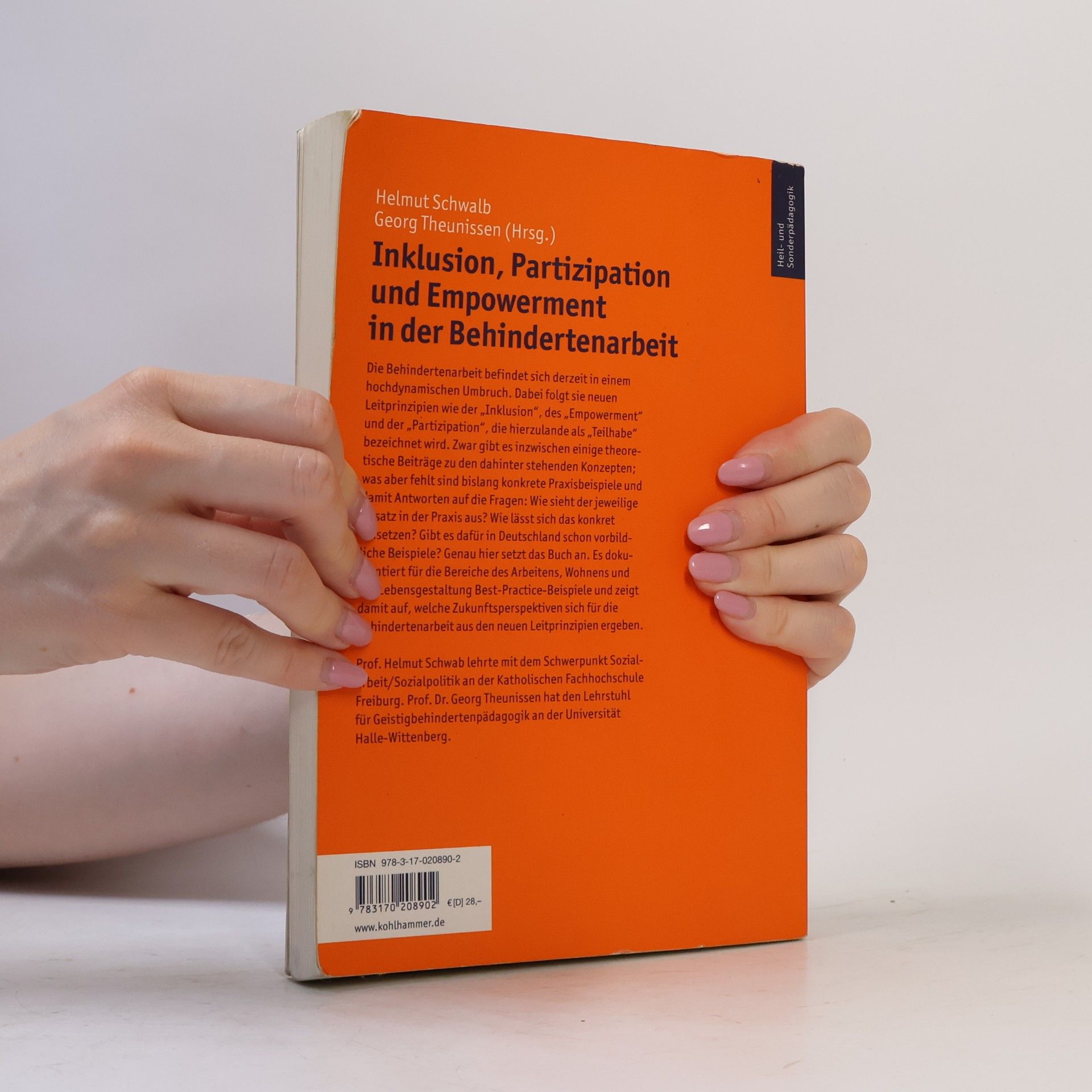 Helmut Schwalbach Inklusion, Partizipation und Empowerment in der Behindertenarbeit: Best Practice-Beispiele
