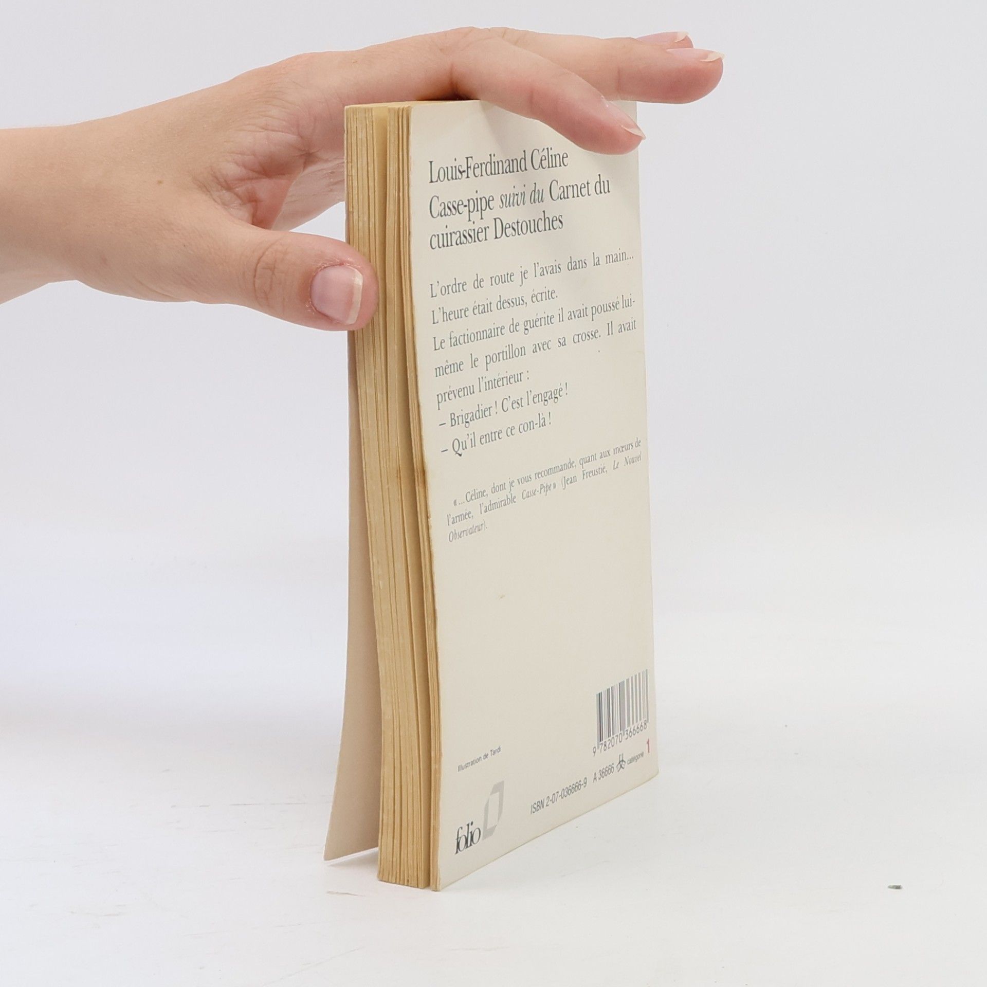Louis-Ferdinand Céline Casse-pipe suivi de Carnet du cuirassier Destouches