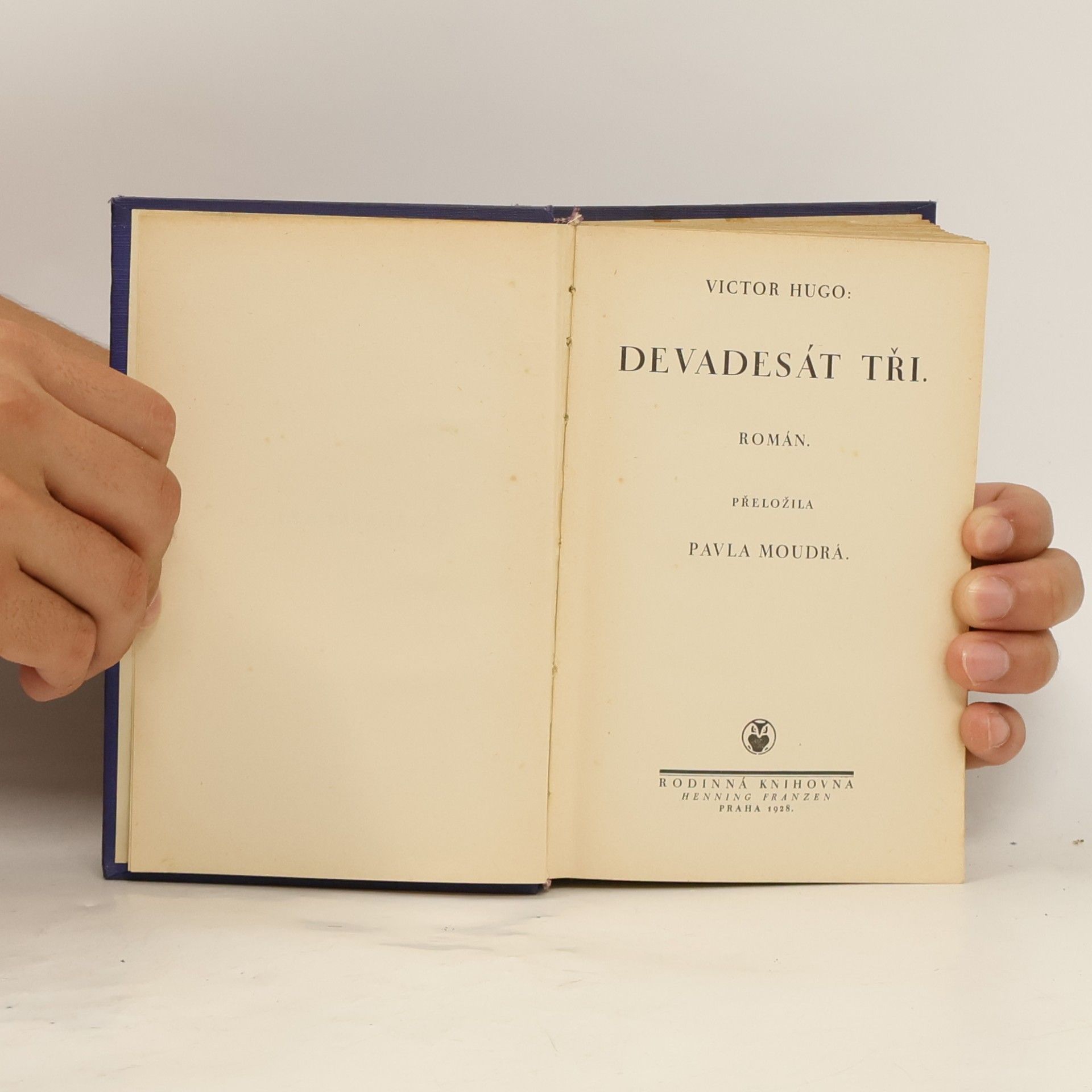 Victor Hugo Devadesát tři