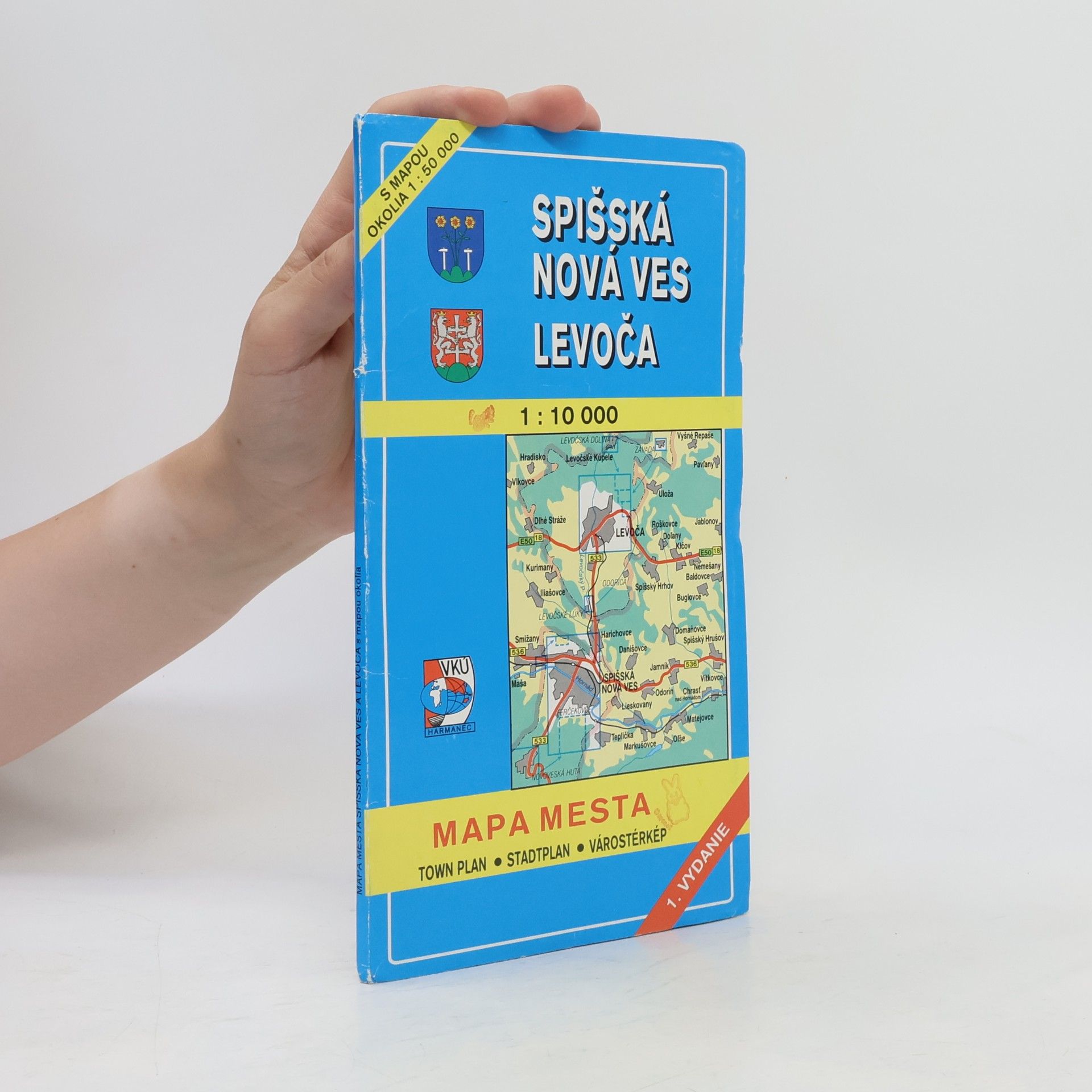 Edícia máp miest: Spišská Nová Ves, Levoča 1