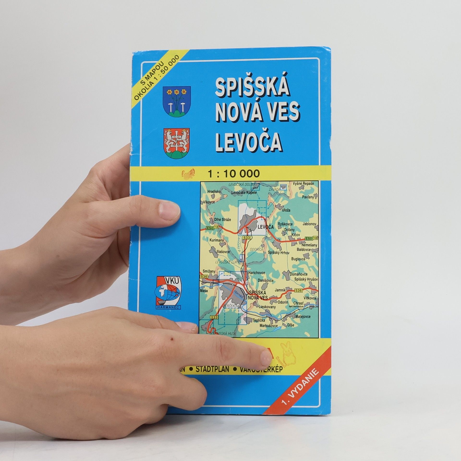 Vojenský kartografický ústav Harmanec Edícia máp miest: Spišská Nová Ves, Levoča 1