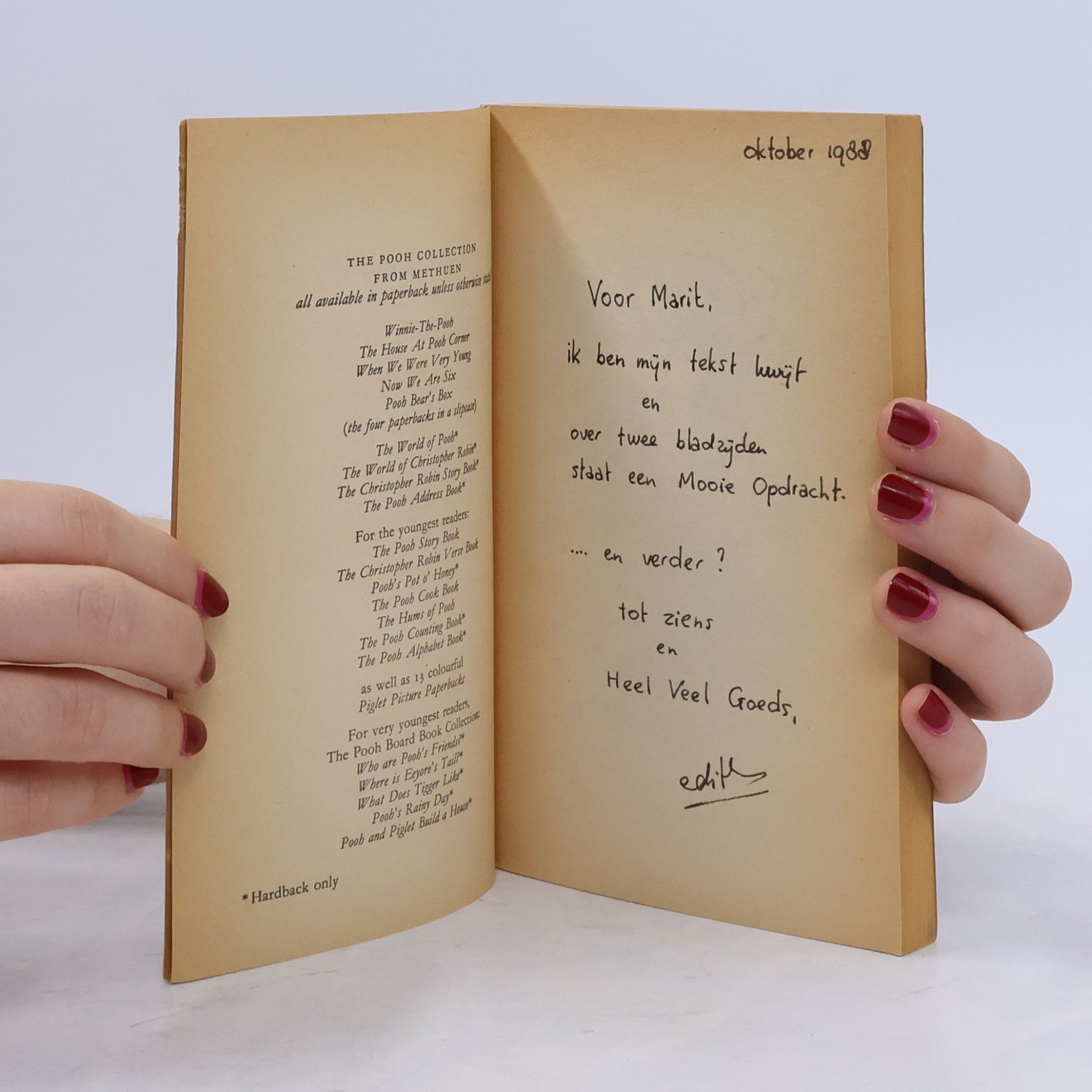 A. A. Milne Winnie-the-Pooh